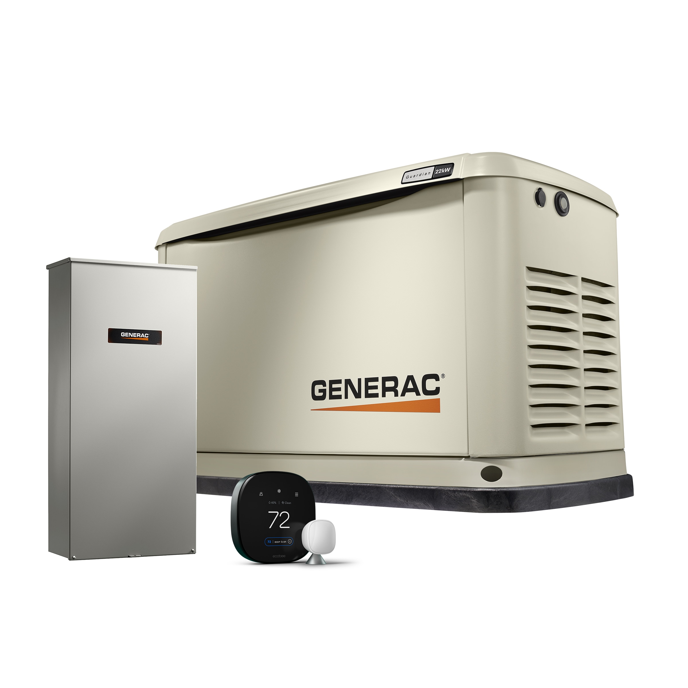 Generac 22kW Home Standby Generator + ecobee Smart Thermostat Premium Bundle