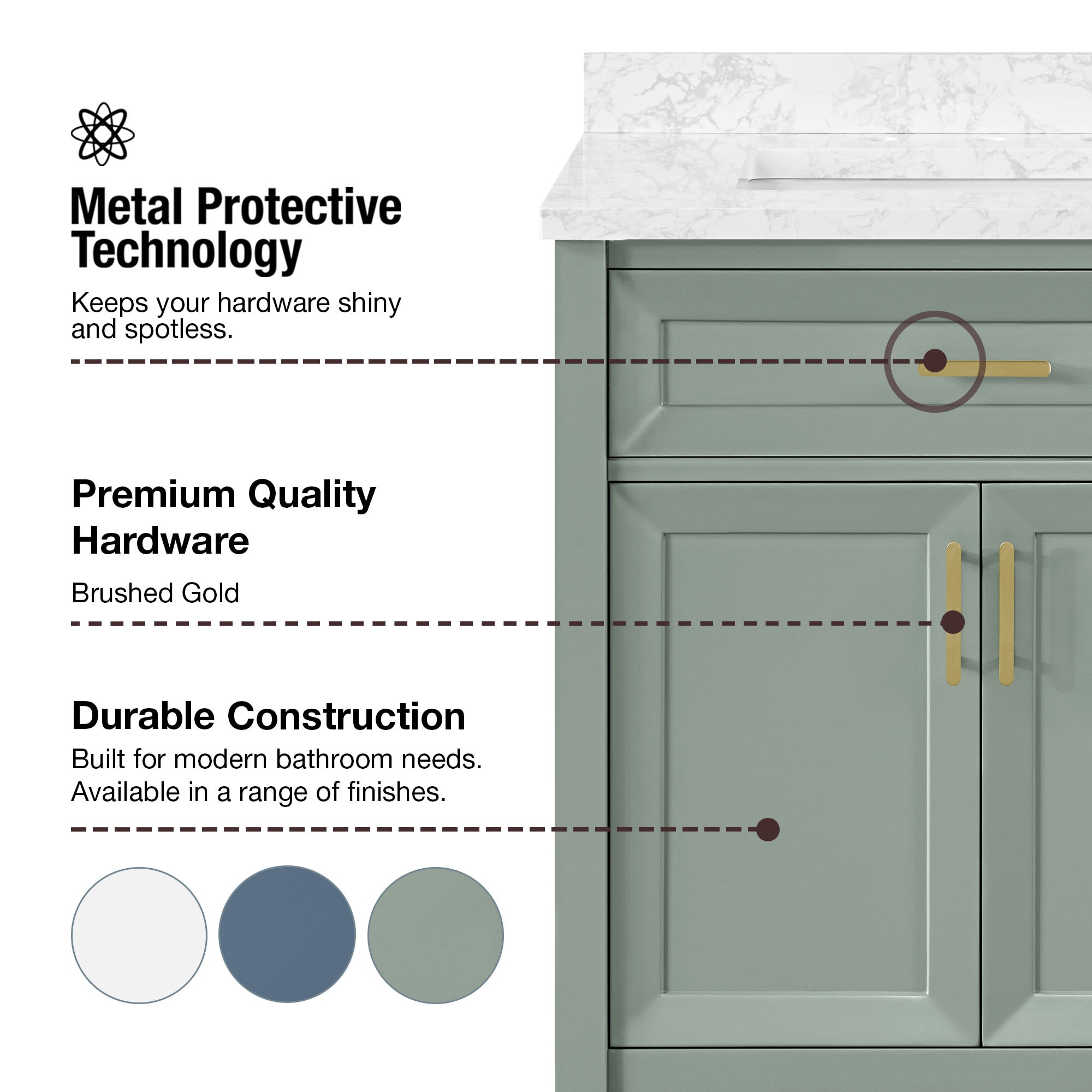 allen + roth LANCASHIRE 36SG Bath-Vanity-Combo - View #8