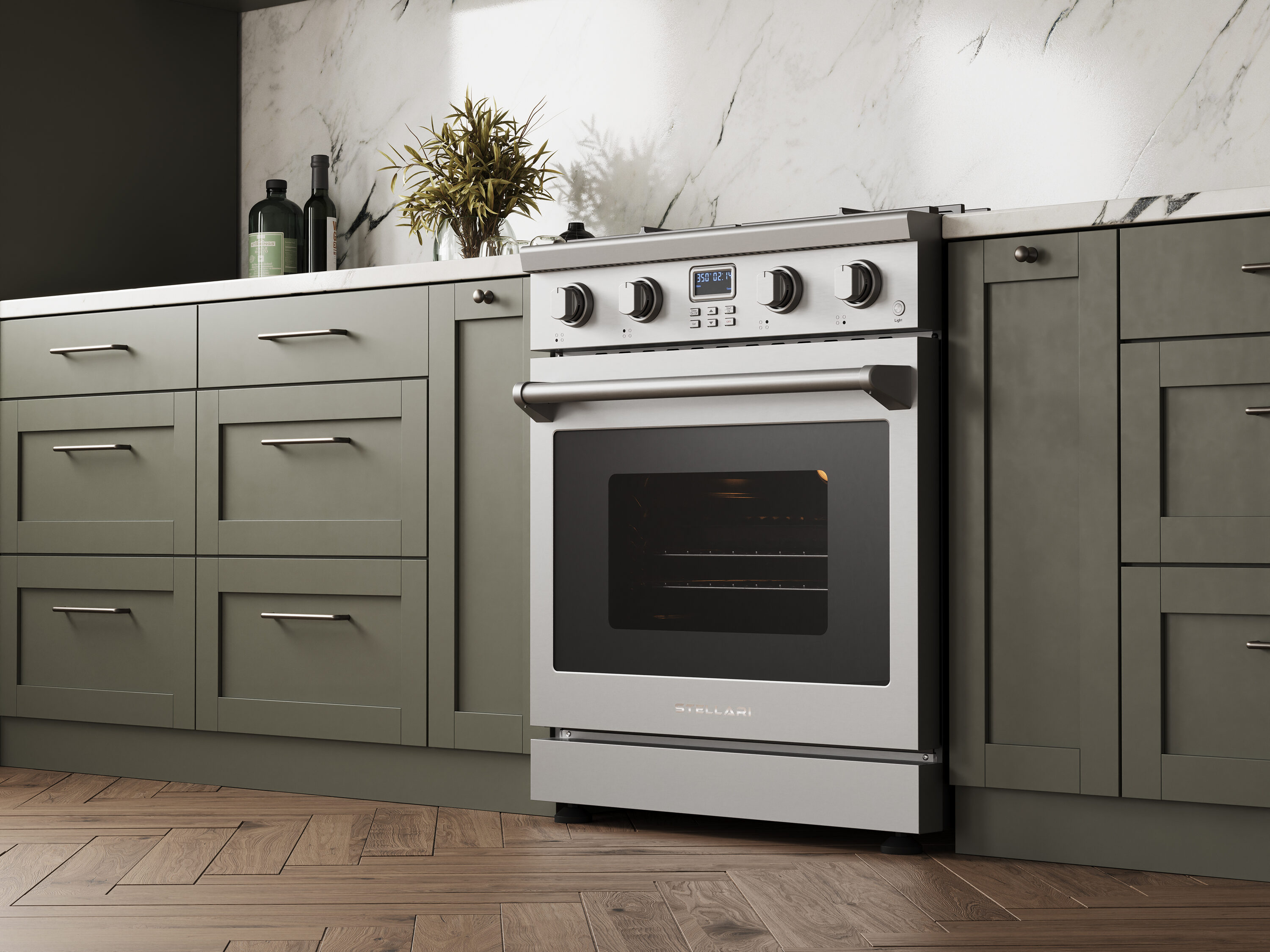 STELLARI SGR-1030-4B-PRO Freestanding-Gas-Ranges - View #4