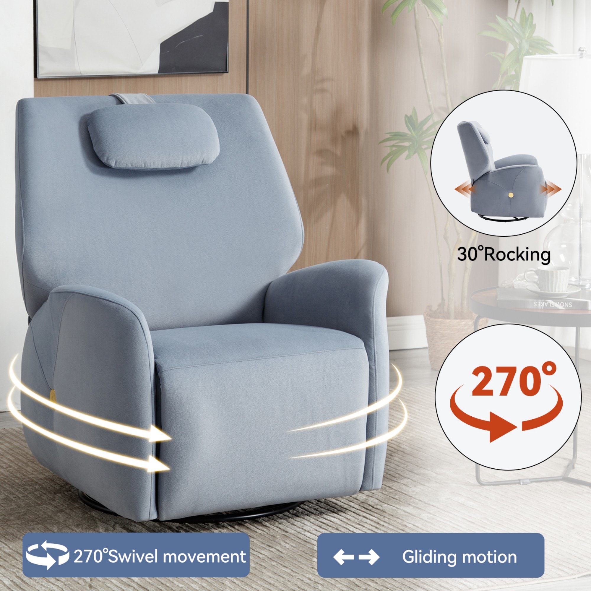 Boyel Living BL-CM806BL recliners - View #6