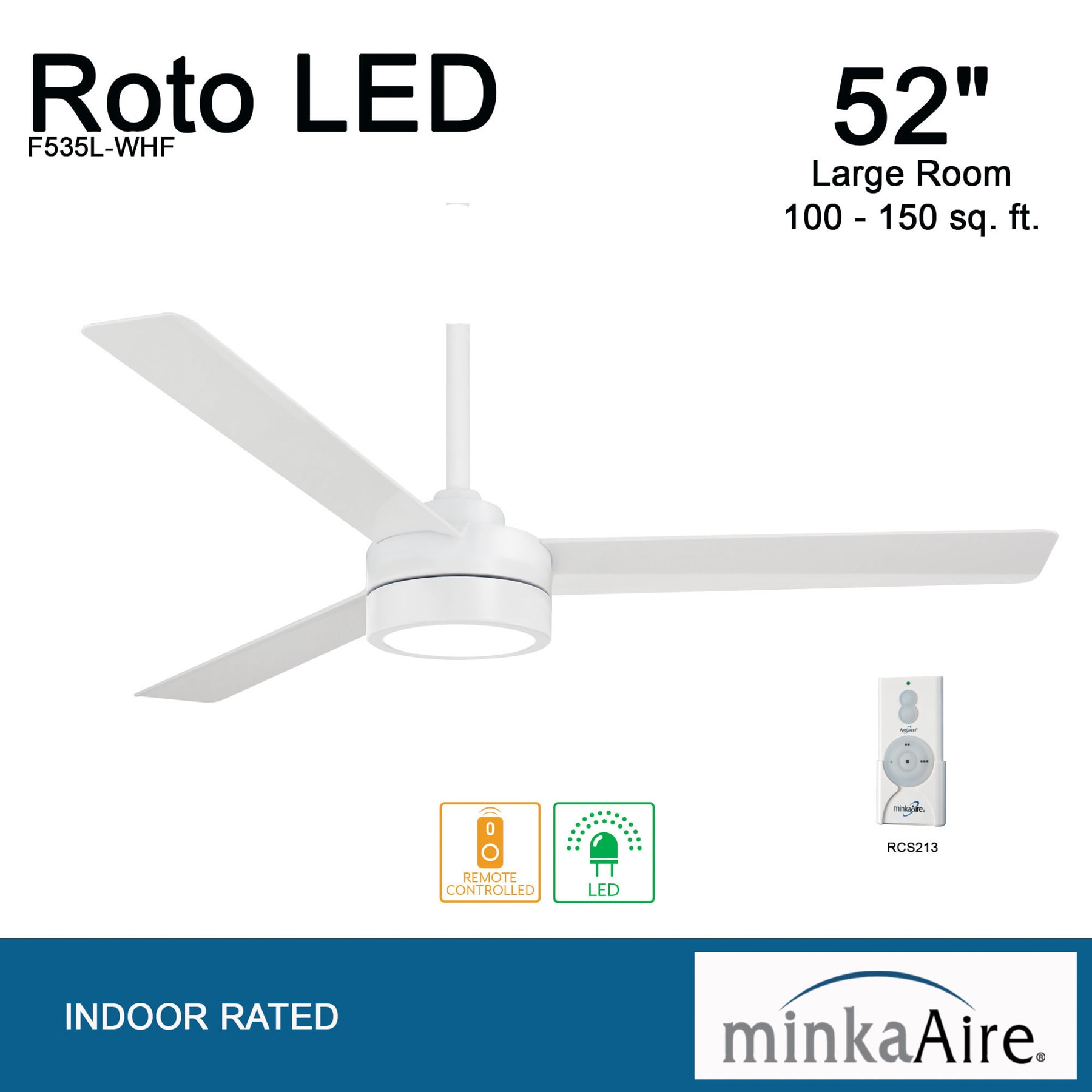 Minka Aire F535L-WHF Ceiling-Fans - View #7