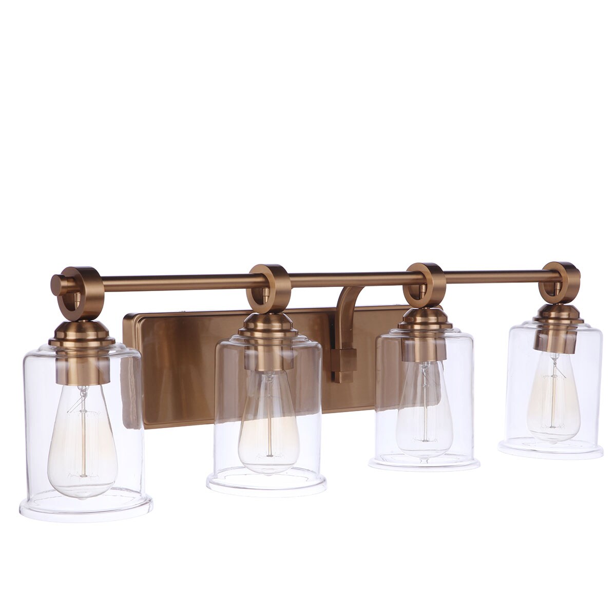 Craftmade 56404-SB Romero 30.38-in 4 -Light Satin Brass Transitional Vanity light