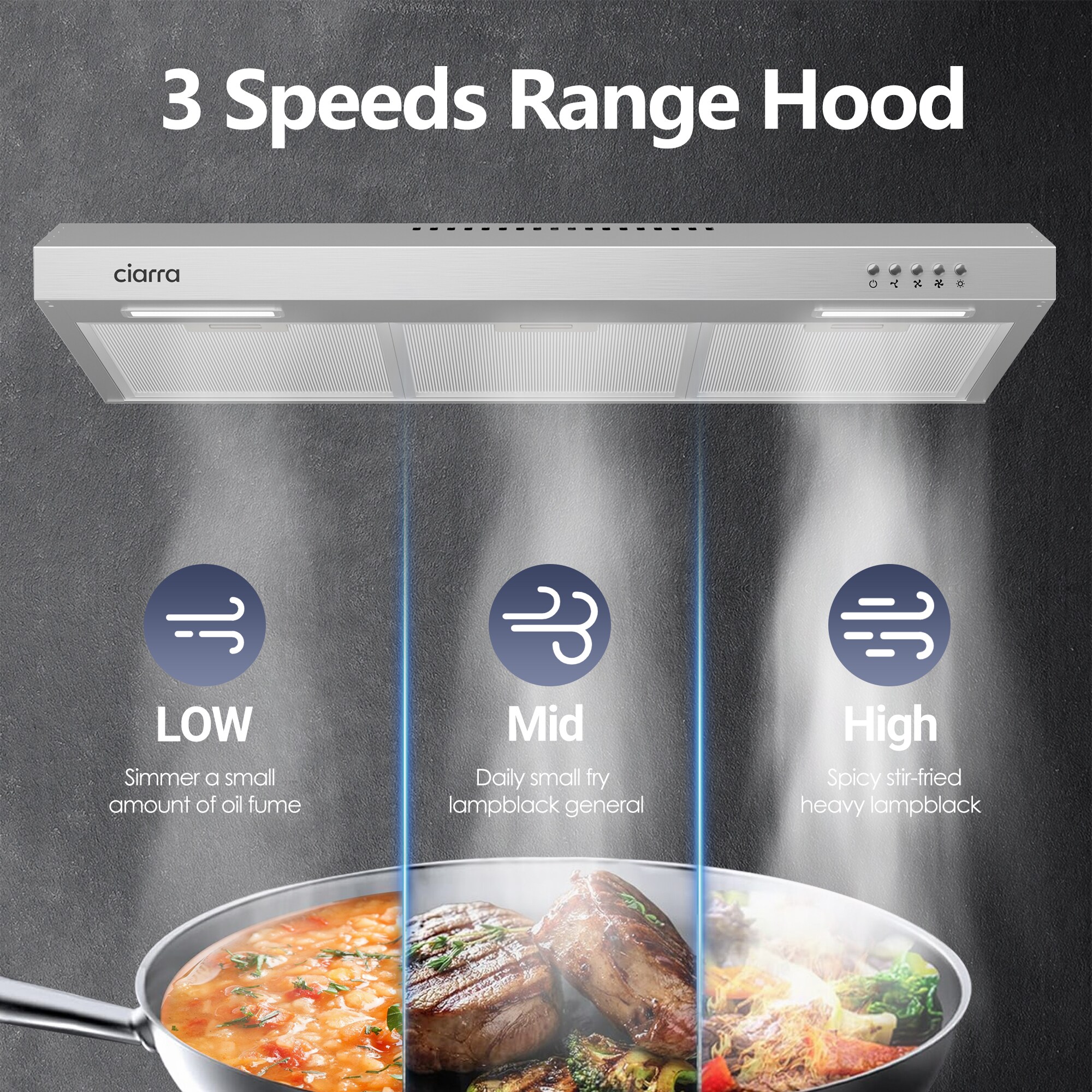 Jeremy Cass LSCIARDOE64 Undercabinet-Range-Hoods - View #6