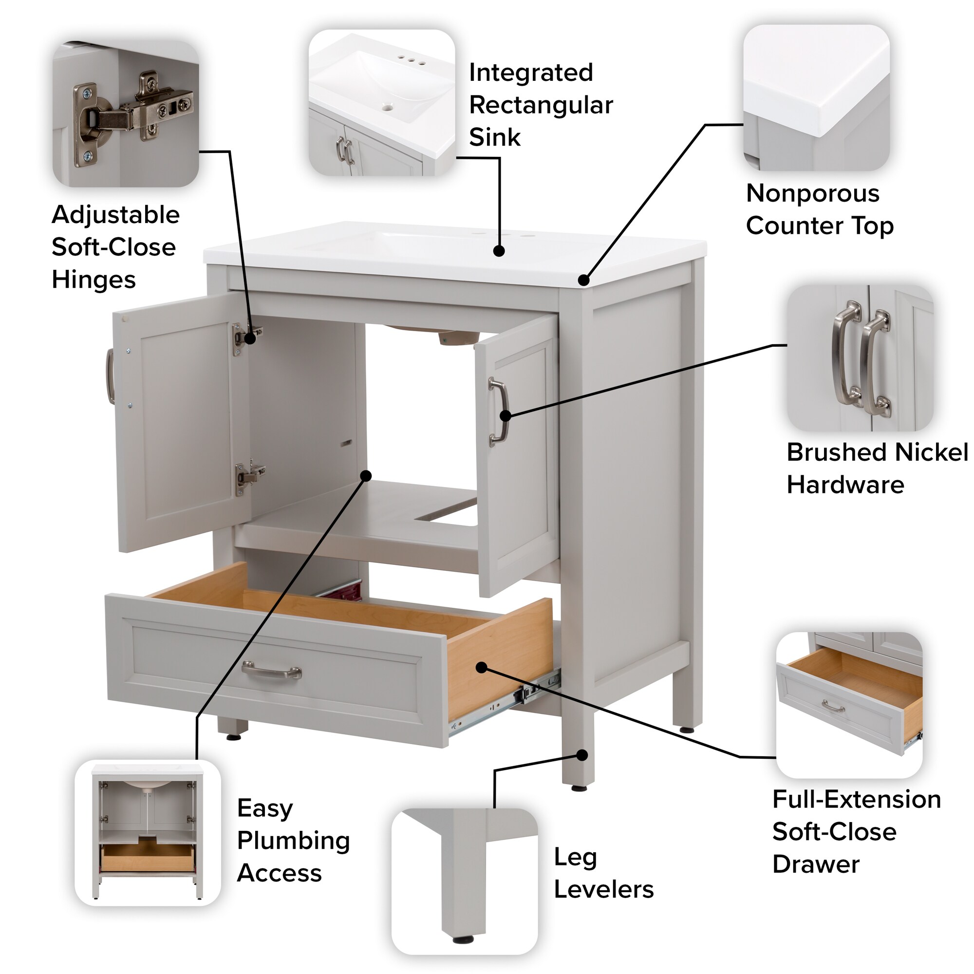 Diamond NOW C30W30105 Bath-Vanity-Combo - View #4