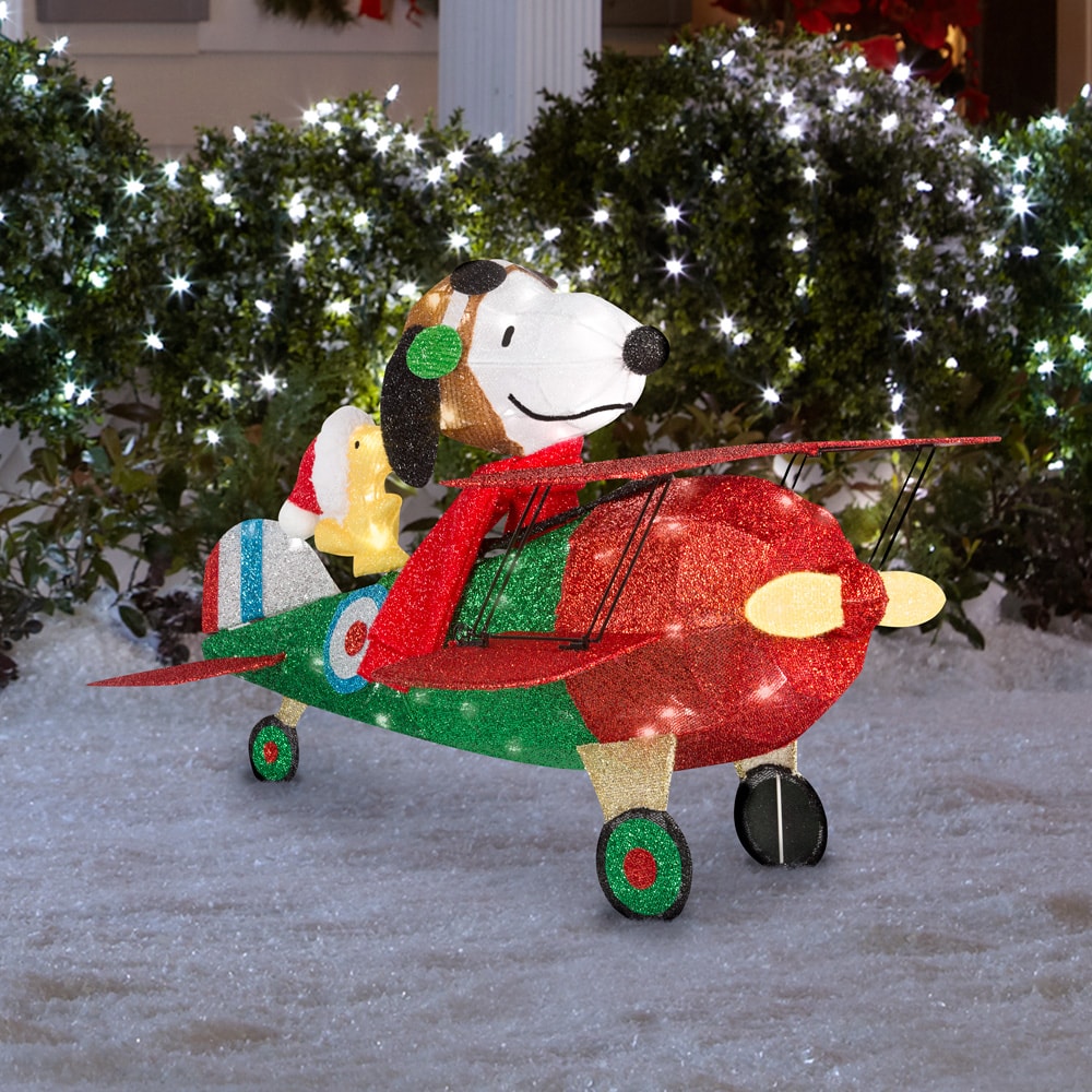 Peanuts Snoopy 22.24-in Licensed Yard Decoration with White LED 