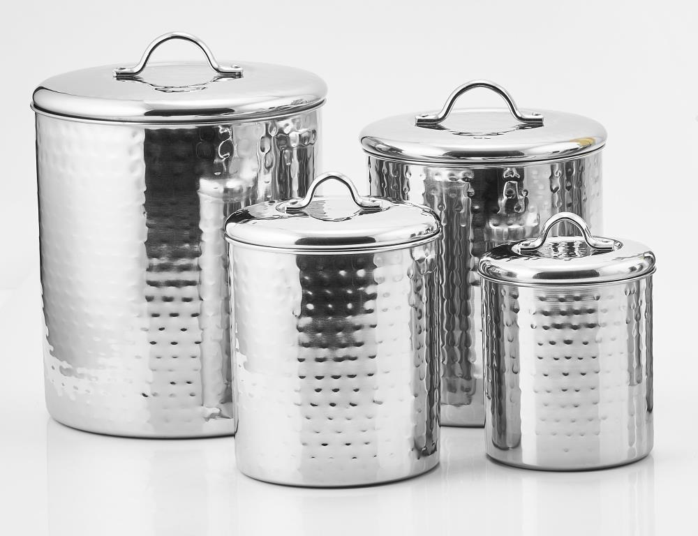 Stainless Steel Storage Box Flour Canister 1 2 Container 2963 3,4 Liter