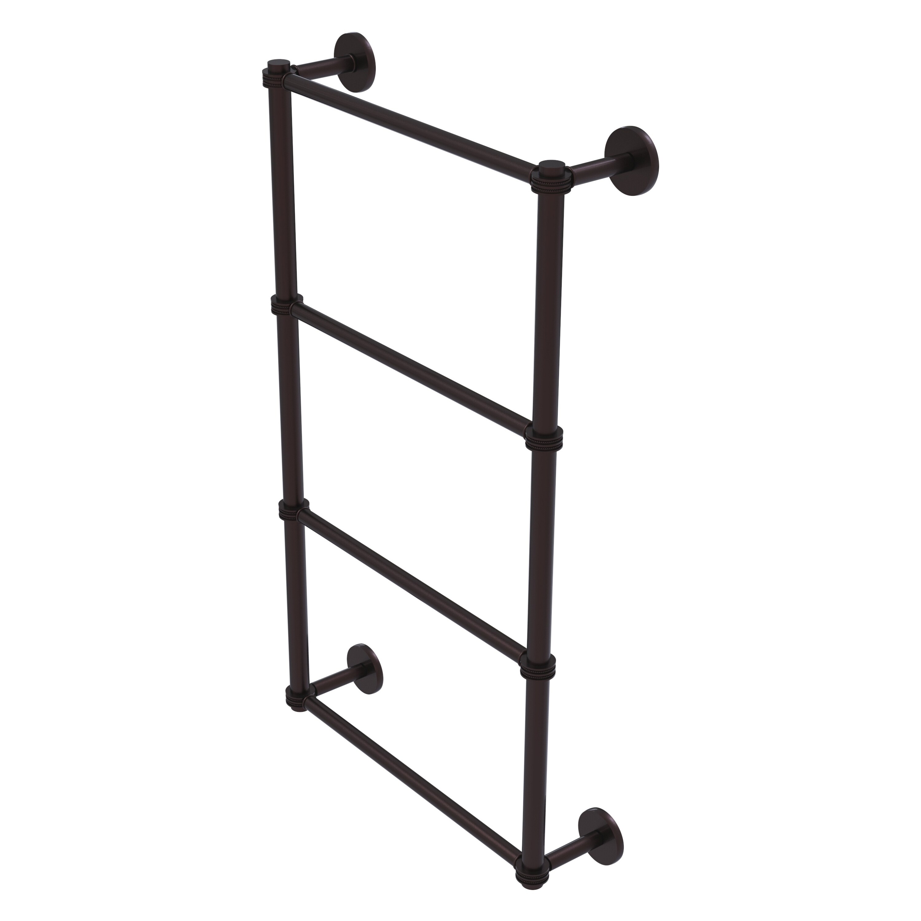 Allied Brass P1000-28D-36-ABZ Prestige Skyline 36-in double Antique Bronze Wall mount 4-tier Towel Bar
