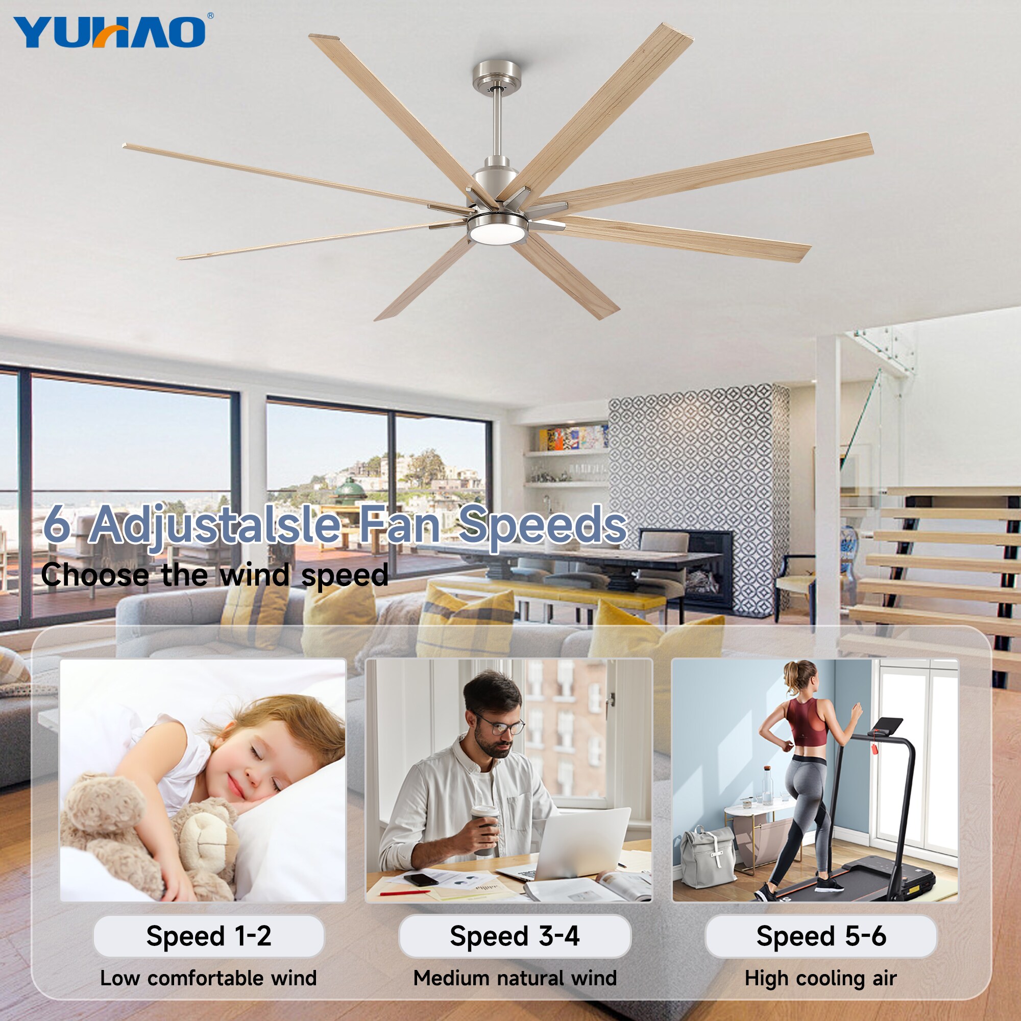 YUHAO LSDC1179SN84 Ceiling-Fans - View #17