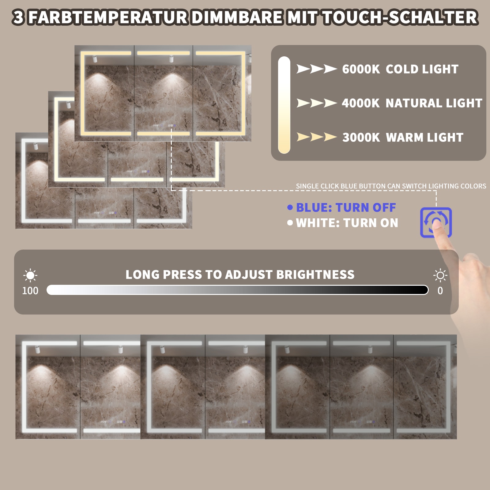 WELLFOR EX-V11MD6636 Bathroom-Medicine-Cabinets - View #7