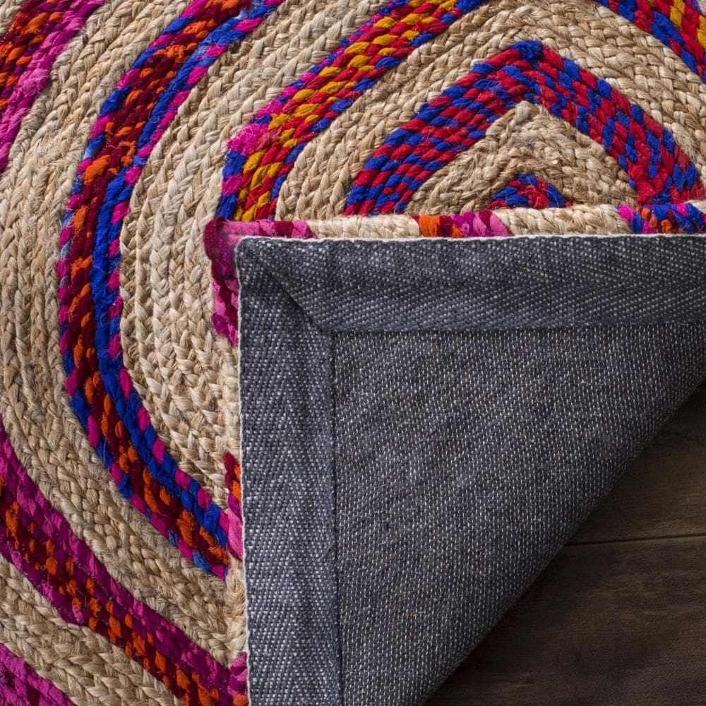 Cape Cod Multicolor Handwoven Jute Square Area Rug