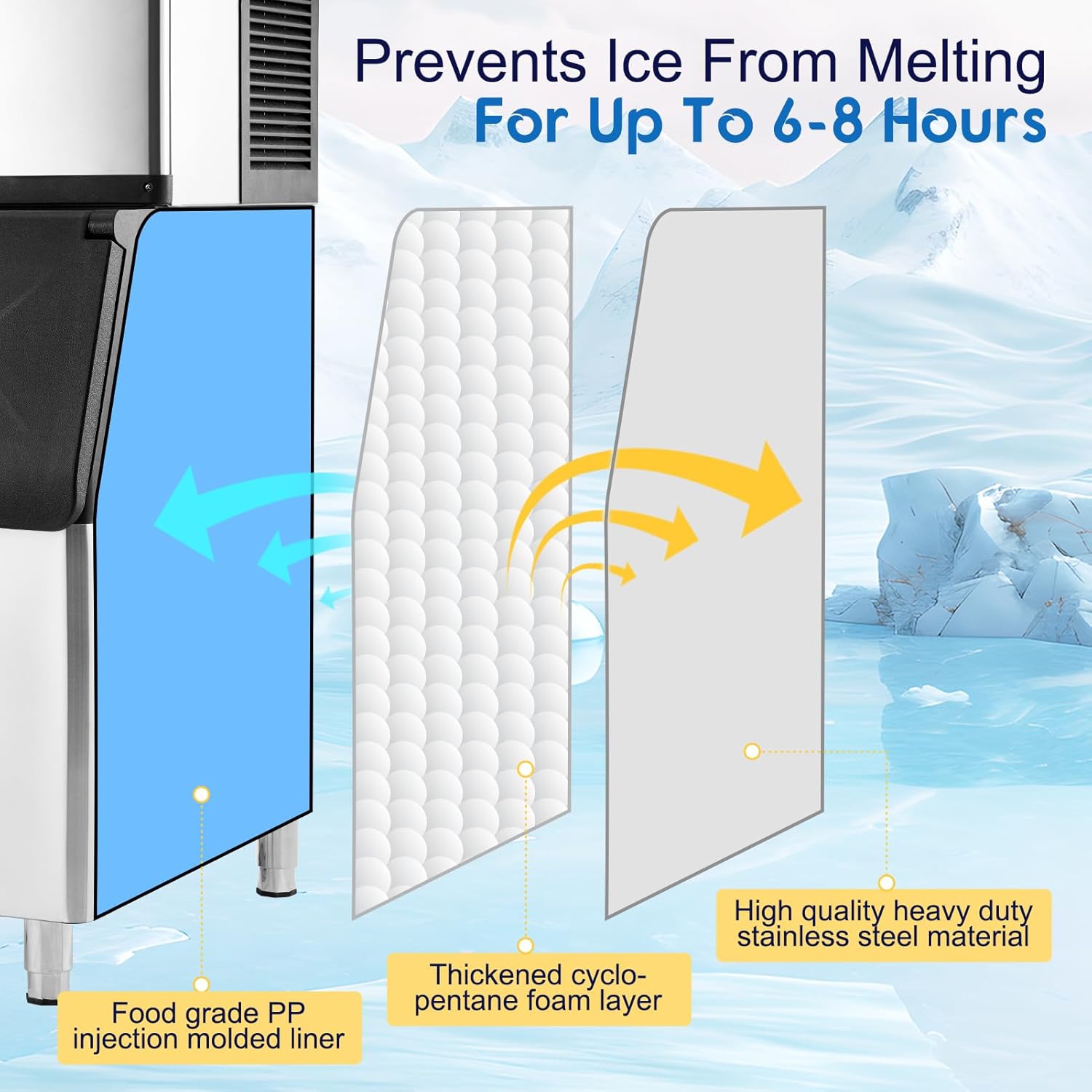 Qeetex ZBJPHO0ZHN8LO8 Ice-Makers - Thumbnail View #3