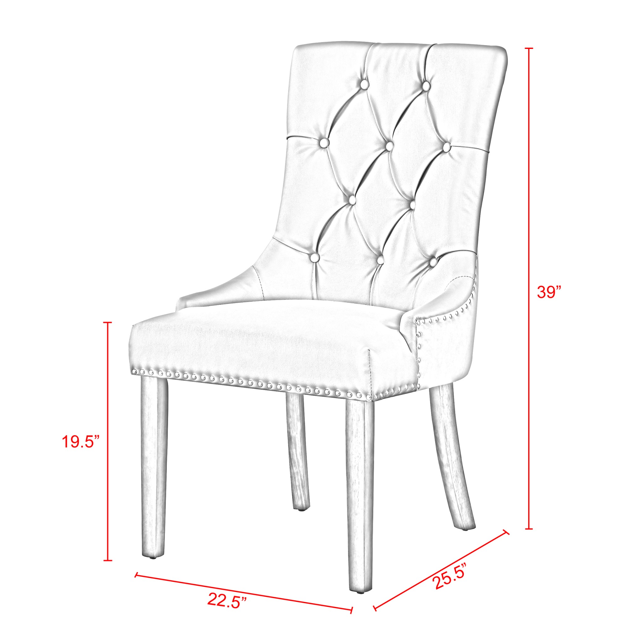 Inspired Home AD86-01DG2-LS Dining-Chairs - View #8