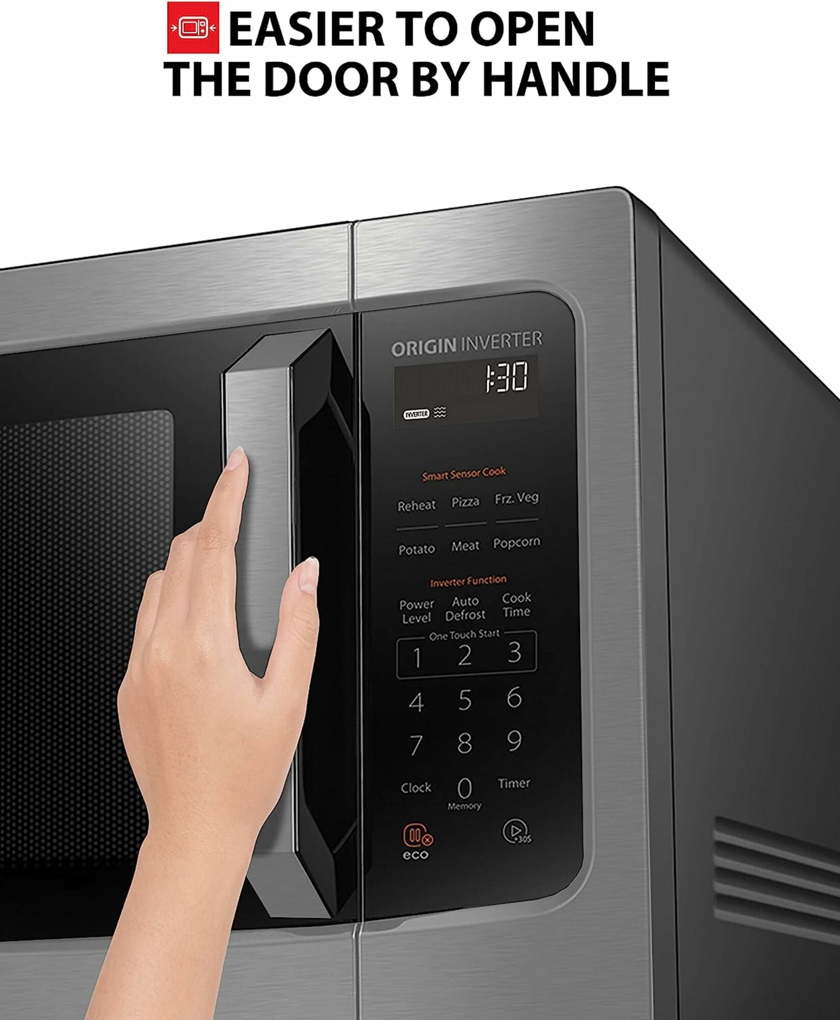 Toshiba ML-EM45P(BS), Microwave Oven, Black