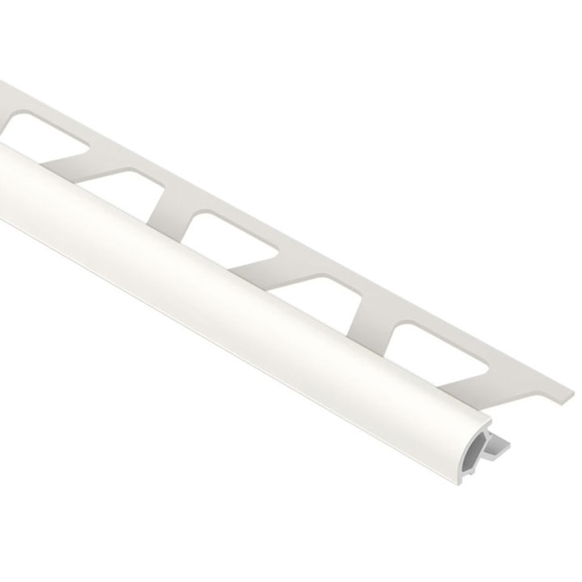 Schluter Systems Rondec 0.313-in W x 98.5-in L Bright White PVC Bullnose Tile Edge Trim Schluter Systems Rondec 0.313-in W x 98.5-in L Bright White PVC Bullnose Tile Edge Trim