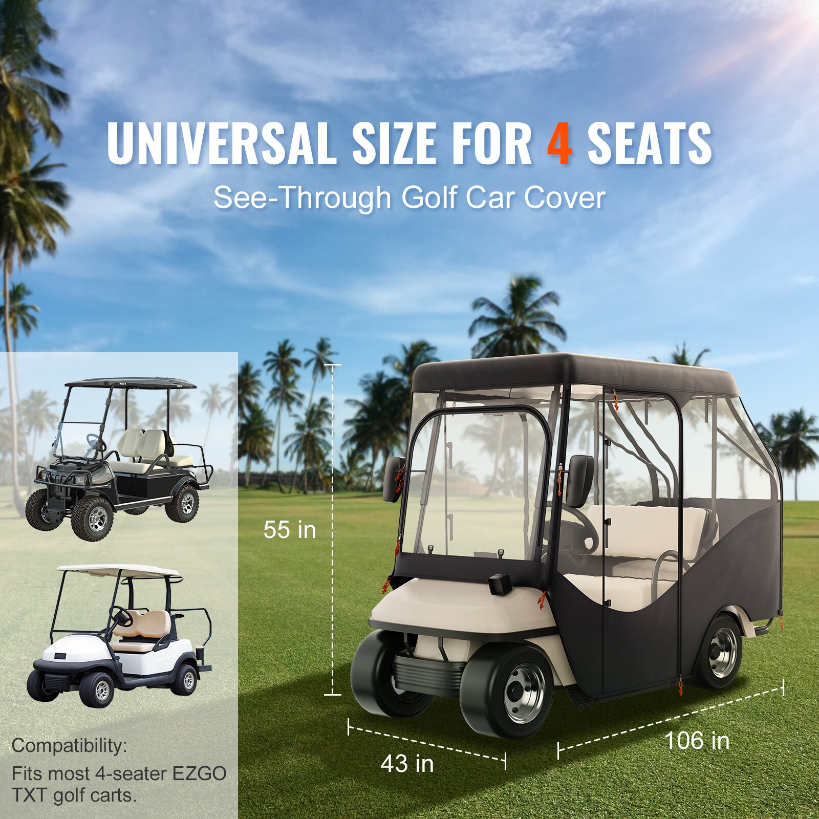 VEVOR KSHGEFCZGMDJE2CL3V0 Universal-Car-Covers - View #3