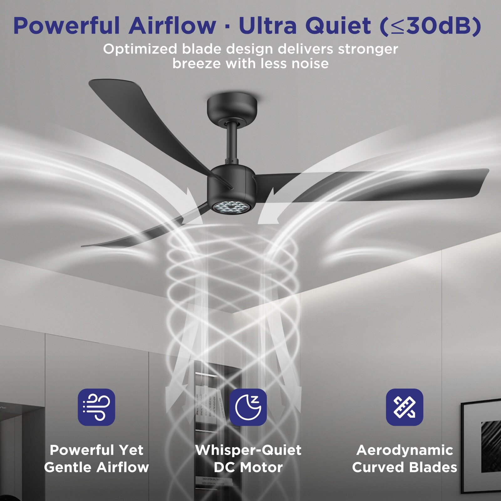 TALOYA TLY52-BK-3D-3I Ceiling-Fans - View #10