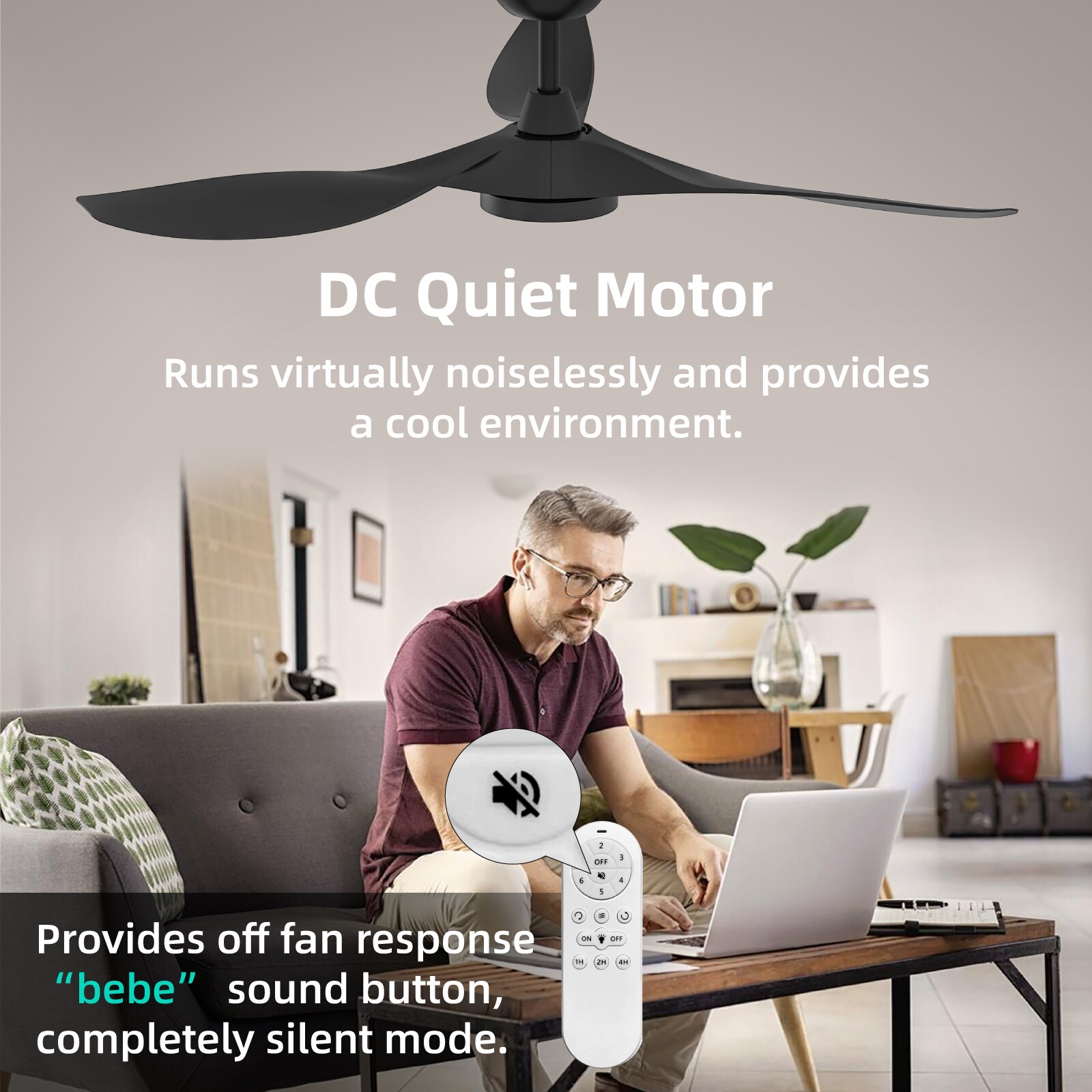 TALOYA TLY-RT-BK-D52 Ceiling-Fans - View #5