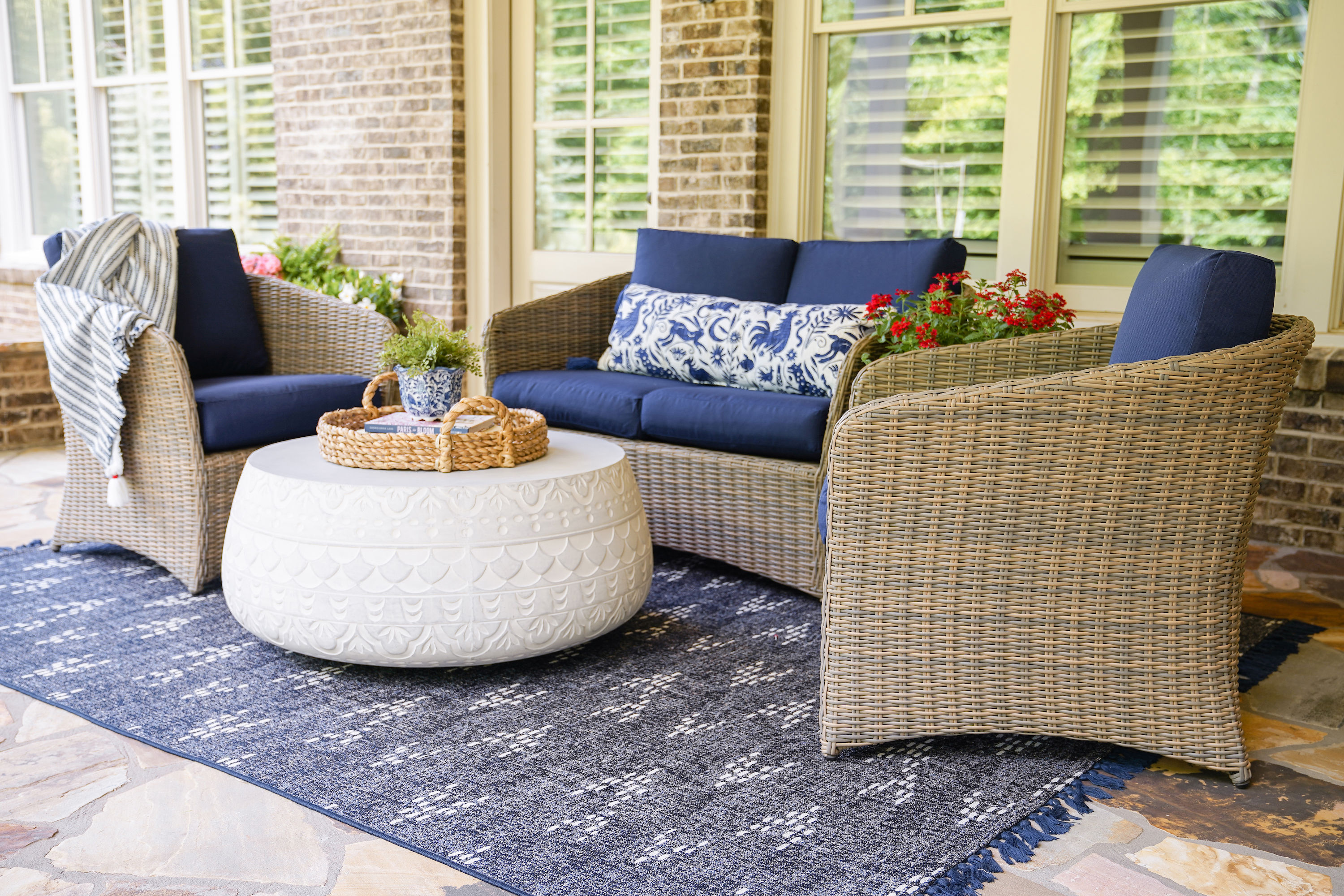 Leisure Made 381776-NVY Patio-Conversation-Sets - View #3