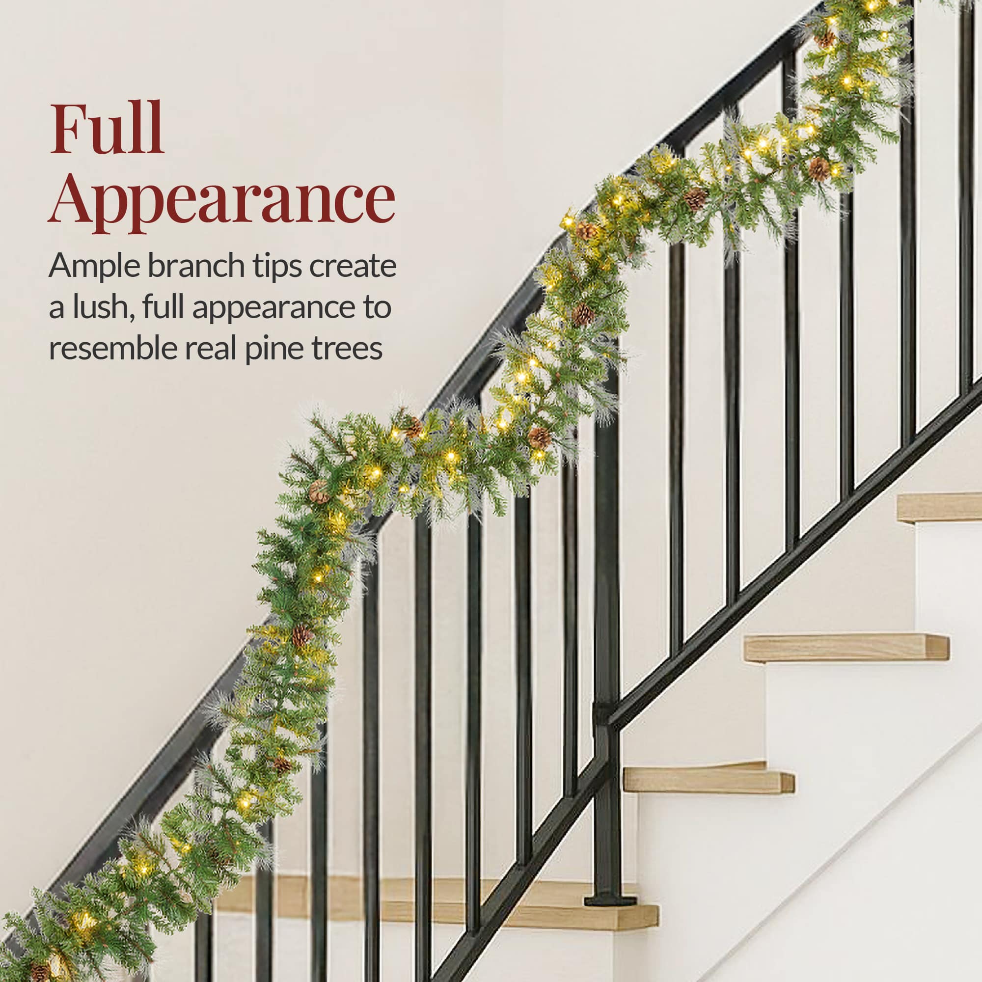 Best Choice Products SKY8621 Artificial-Christmas-Garland - View #4