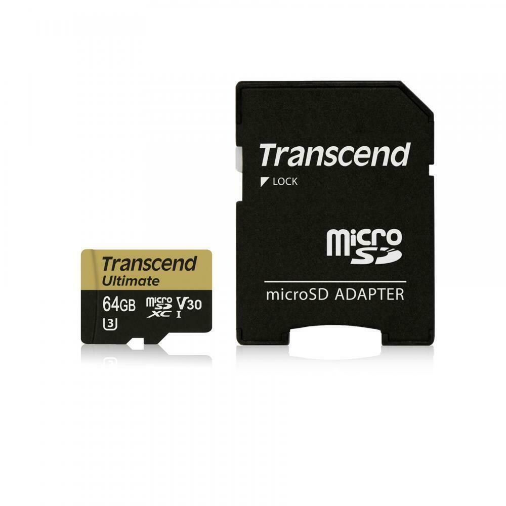  MGGD7157 Transcend TS64GUSDU3M 64 GB Ultimate Micro SDXC UHS-I U3M V30 MLC Memory Card