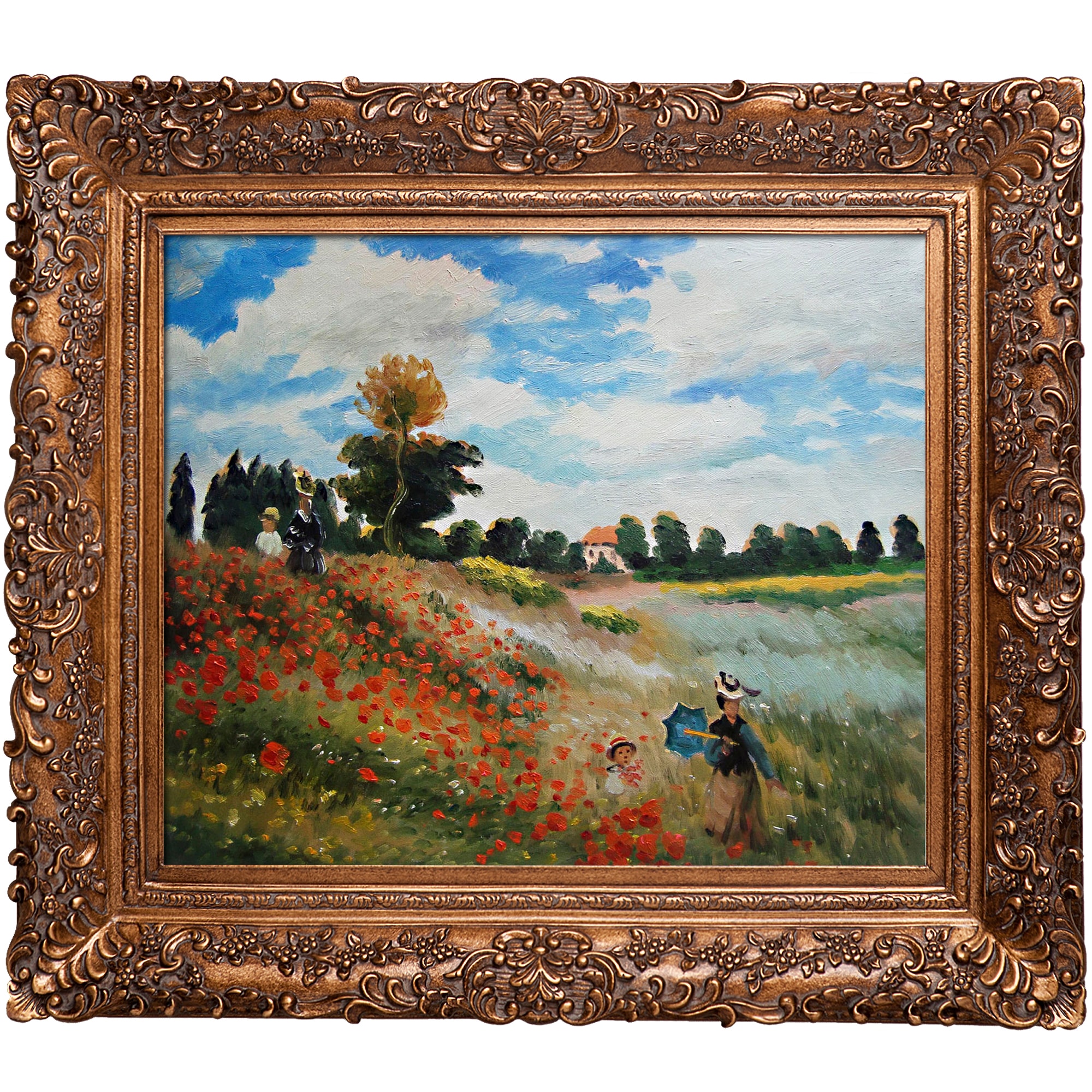 poppy flower painting monet