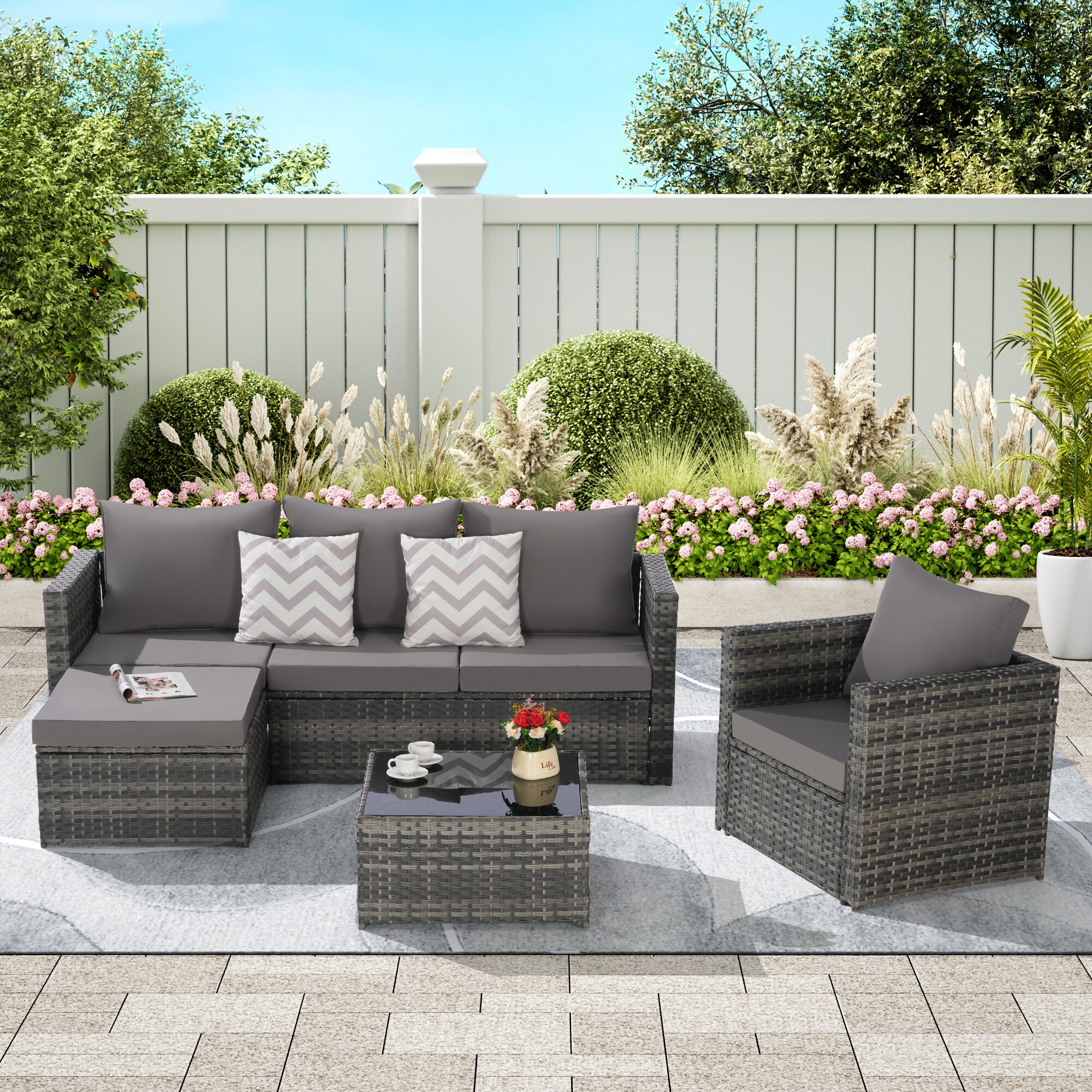SINOFURN SYB670029DG Patio-Conversation-Sets - View #11
