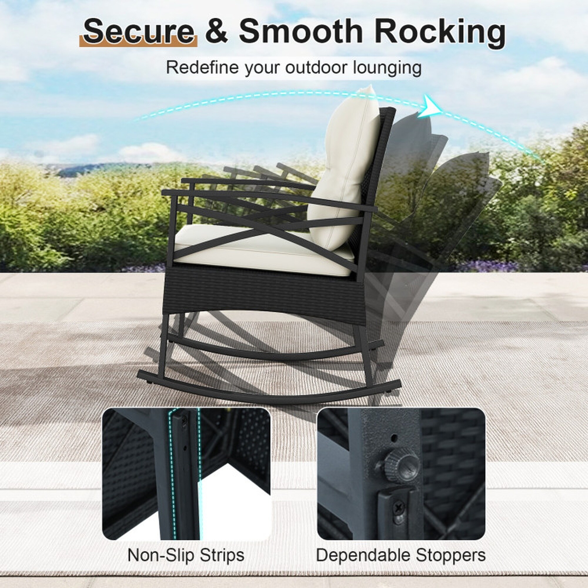 Boyel Living BL-HYA5505WH Patio-Conversation-Sets - View #5