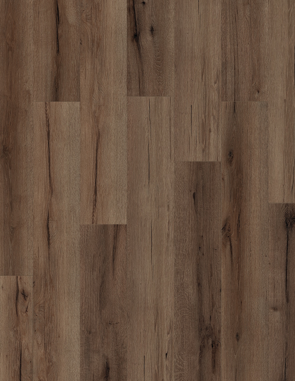 French Oak Brown 8-mm T x 8-in W x 50-in L Water Resistant Wood Plank Laminate Flooring (23.92-sq ft) | - allen + roth JJ-53342