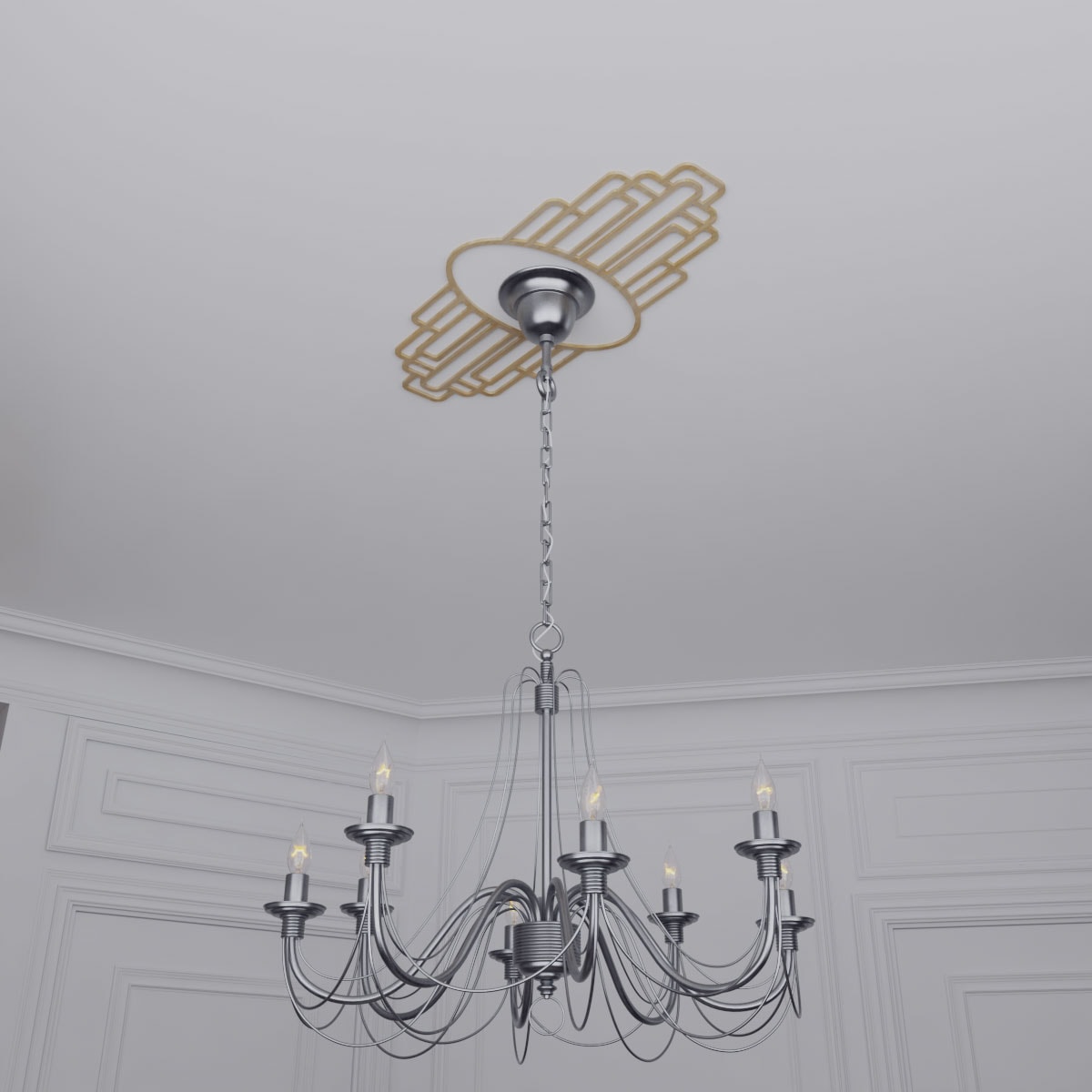 Ekena Millwork CMWP26X13X0250EBHI Ceiling-Medallions - View #11