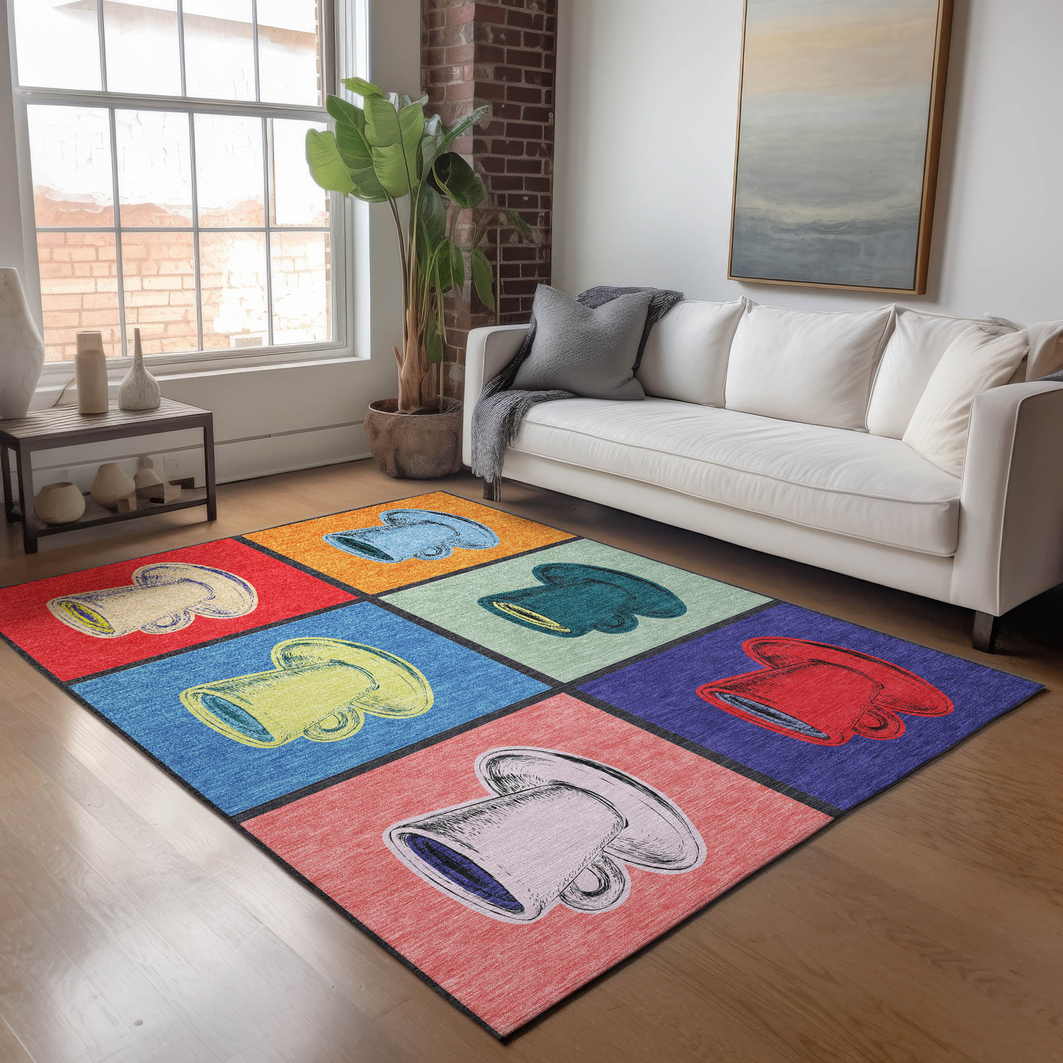 Addison Rugs AMF165KA30X46 Mayfield AMF165KA 2 x 3 (ft) Loomed Polyester Kaleidoscope Rectangular Indoor Geometric Machine washable Area rug