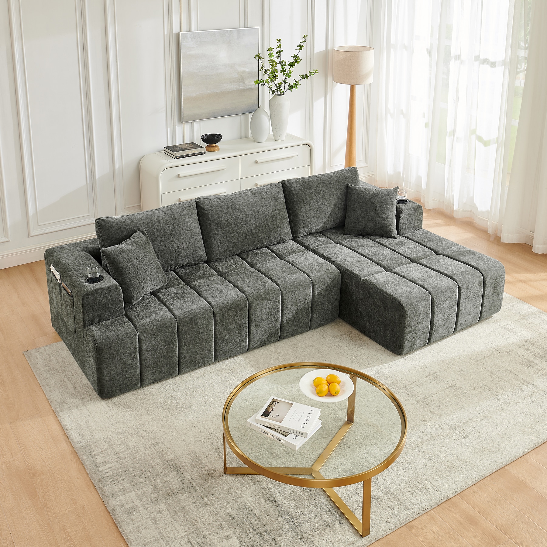 SINOFURN SYG7800002GY Sofas-Loveseats - View #4