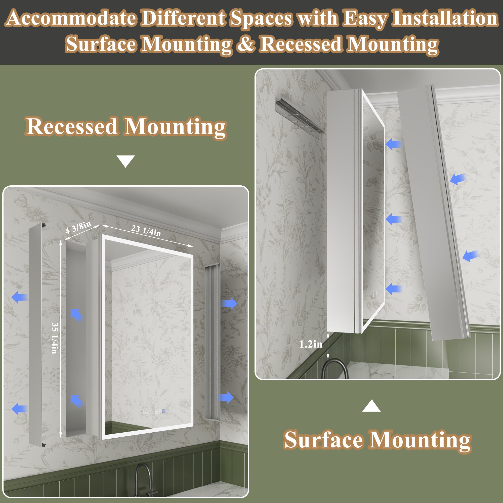ExBrite 1230XD2430V3R Bathroom-Medicine-Cabinets - View #17