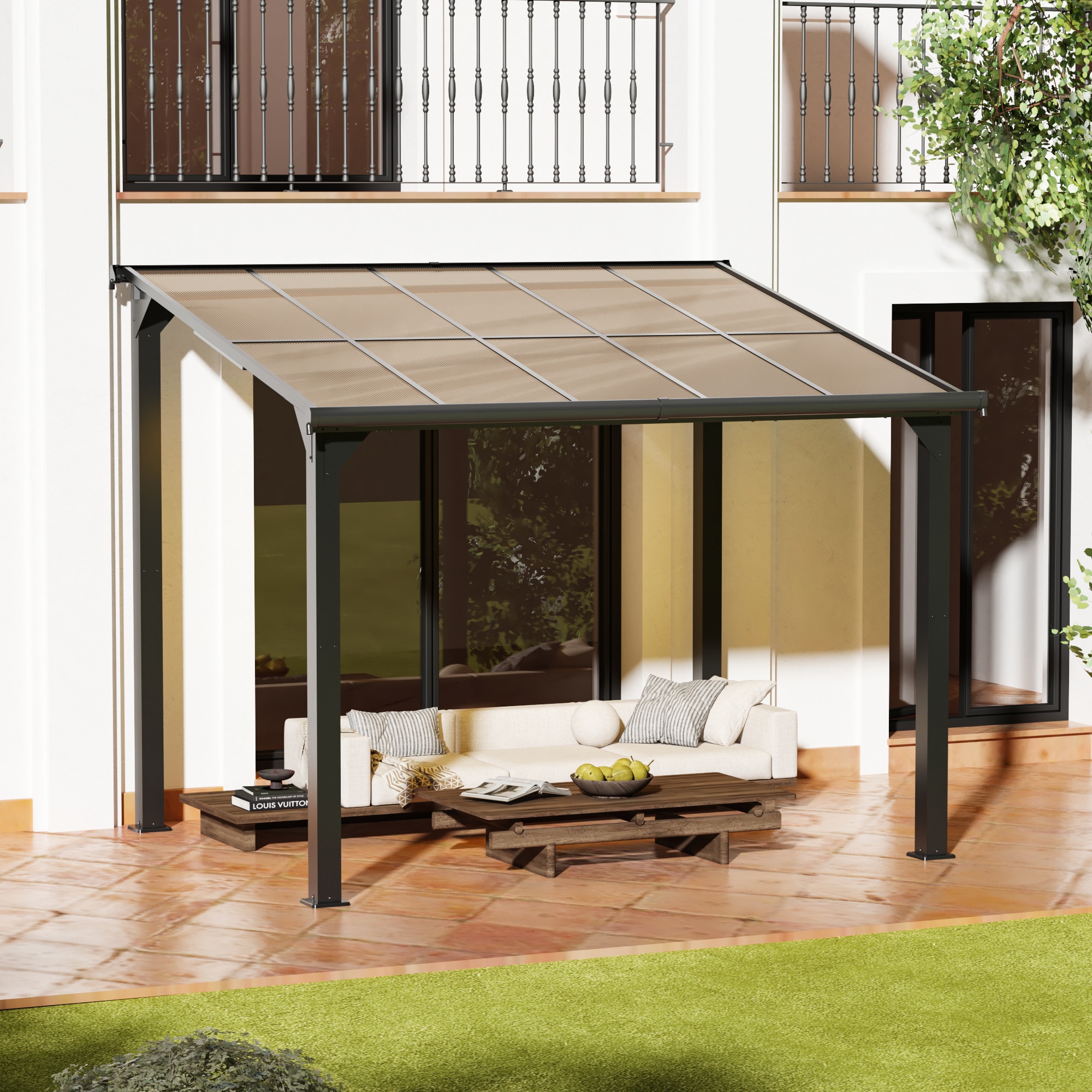 Mondawe MD-HG61B1374 Wood-Resin-Gazebos - View #2