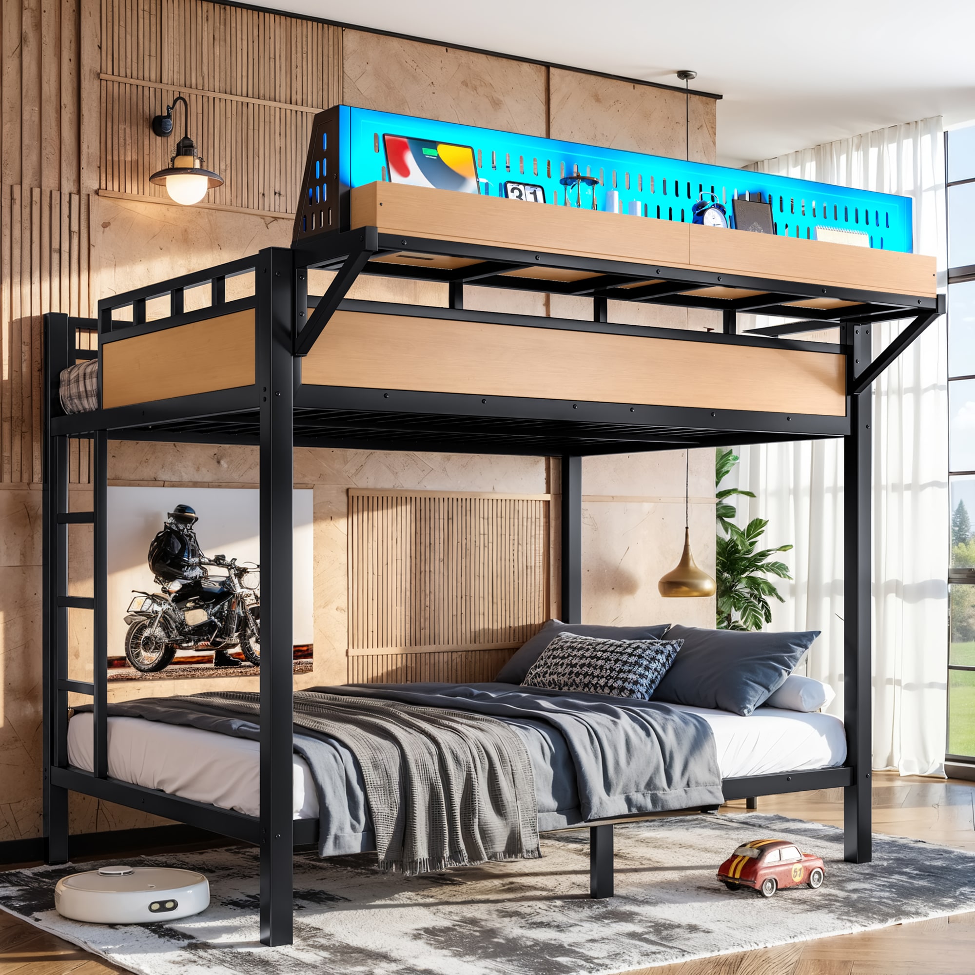 LUXEYARD DS-M-BAC07004 Bunk-Beds - View #2