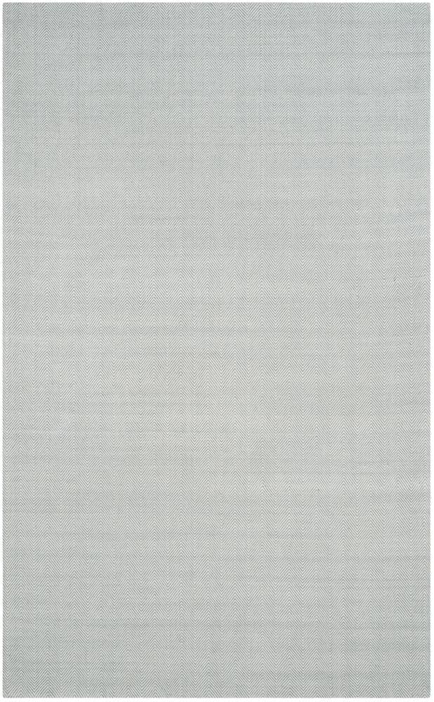 Safavieh MRB721B-5 Marbella Christiane 5 x 8 (ft) Loomed Synthetic Light Blue Rectangular Indoor Chevron Area rug