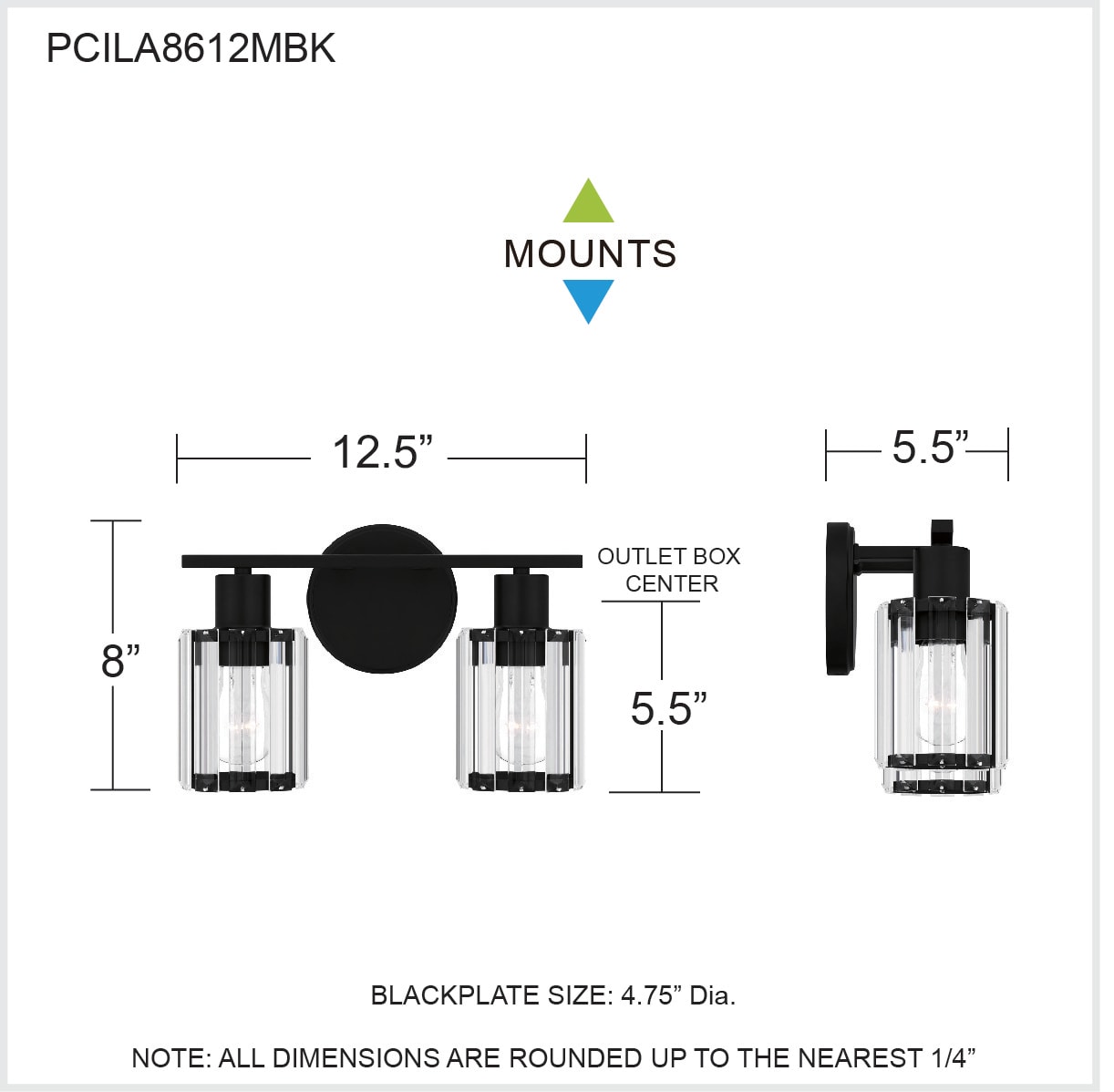 Quoizel PCILA8612MBK b089995 - View #10