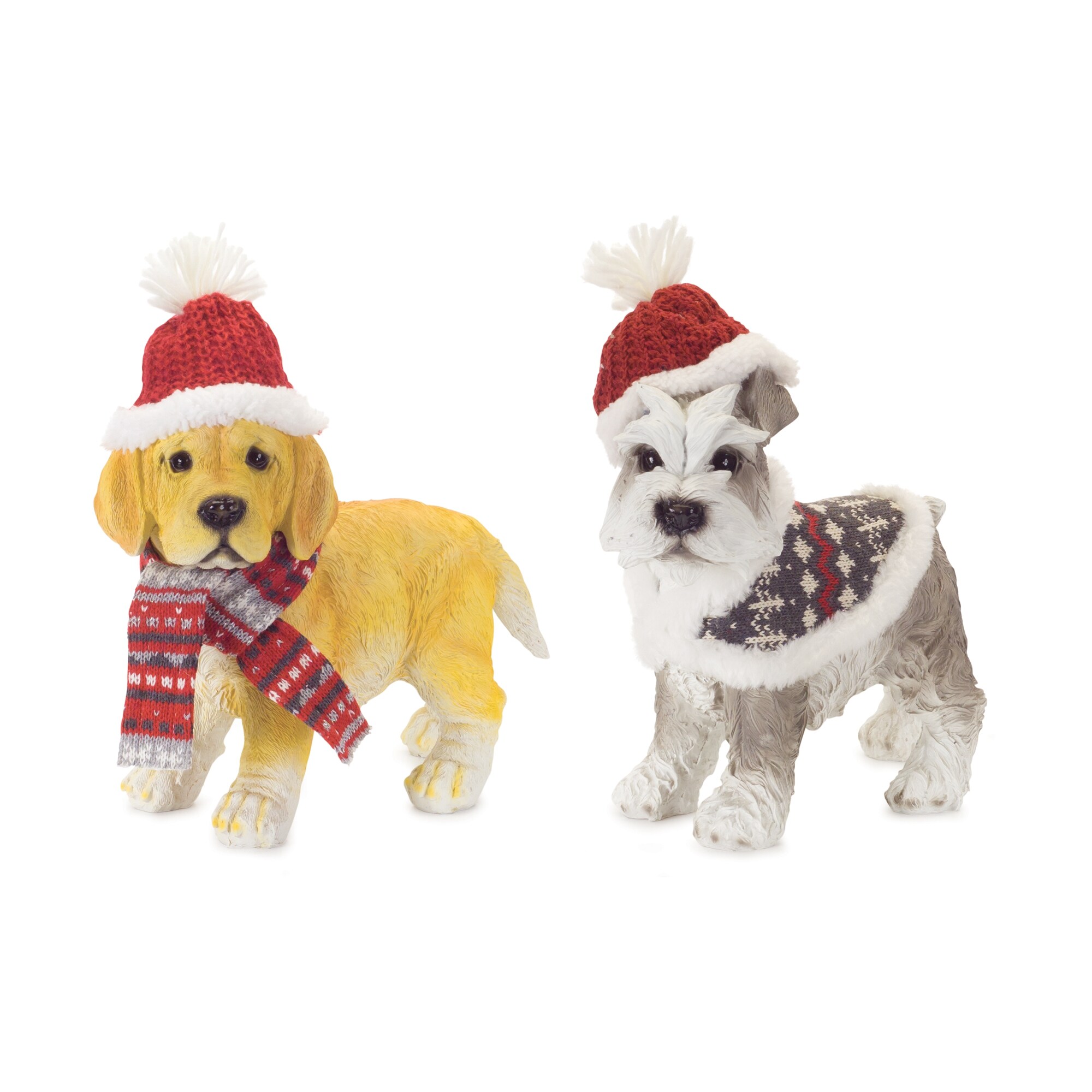 Melrose International 76735DS 11.5-in Dog (2-Pack) Christmas Decor