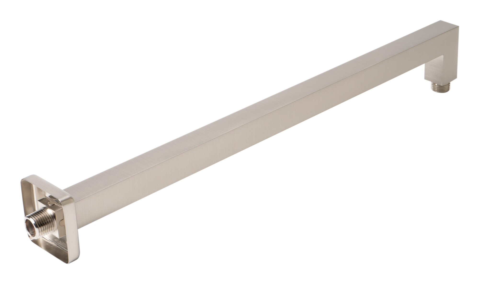 Brushed Nickel 20" Square Wall Mounted Shower Arm