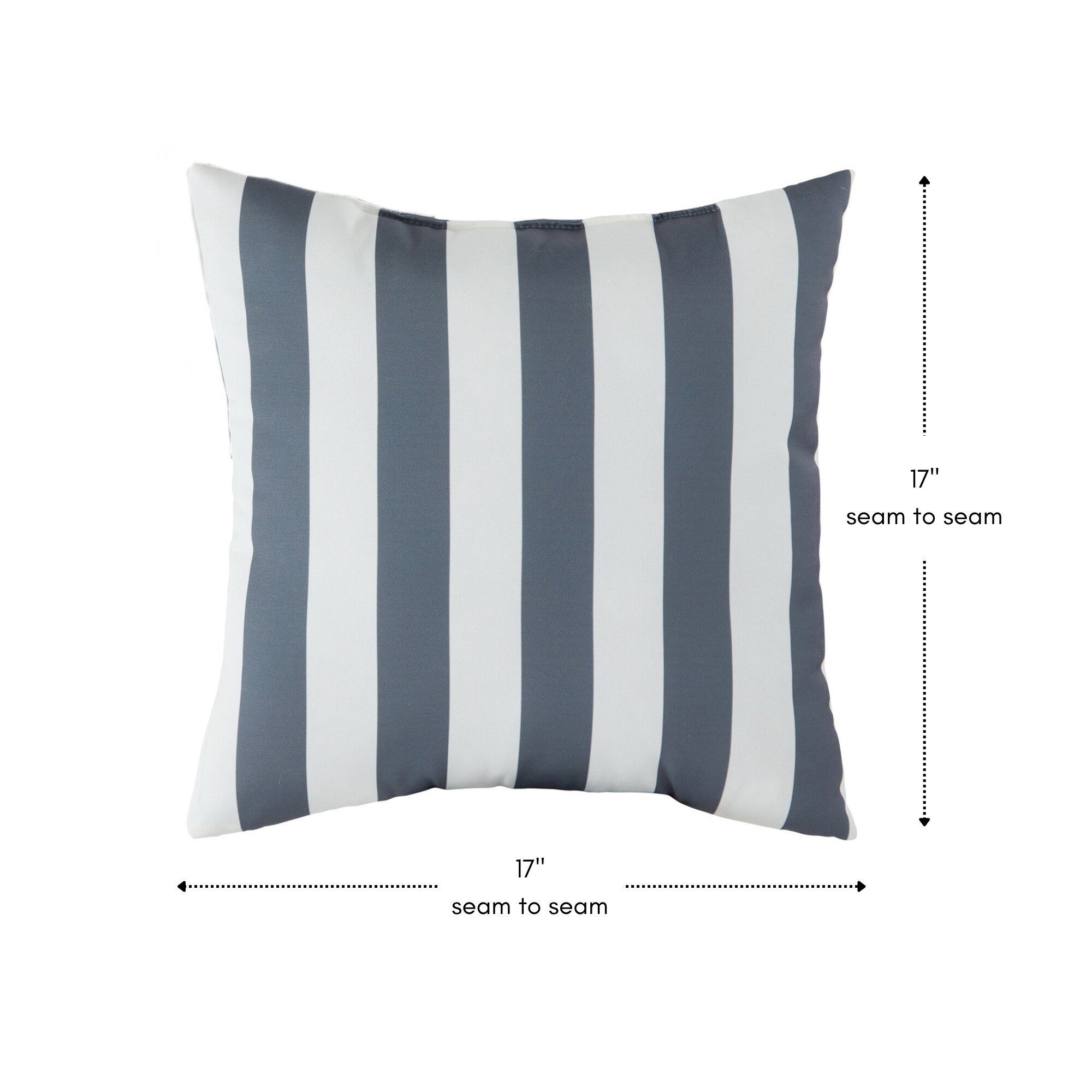 Greendale Home Fashions OC4803S2-CANOPY-GRAY Outdoor-Accent-Pillows - View #4