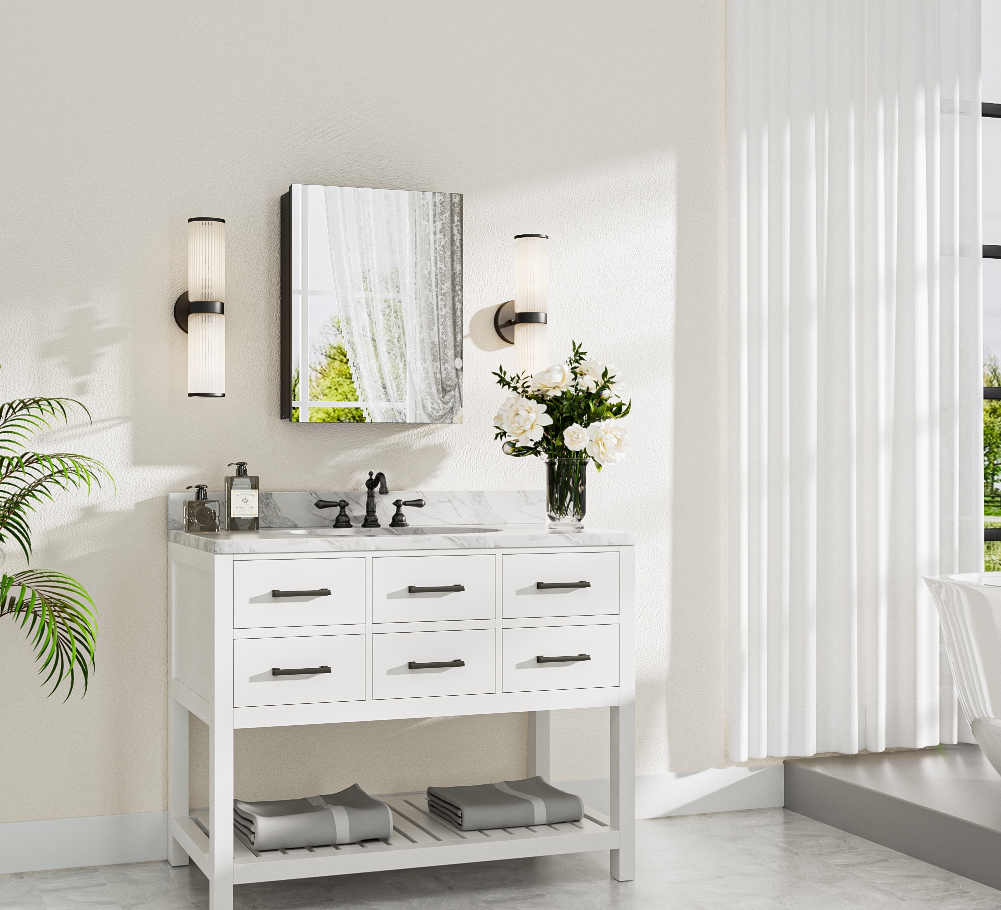 TETOTE LSC-TE-1418BK-M11 Bathroom-Medicine-Cabinets - View #2