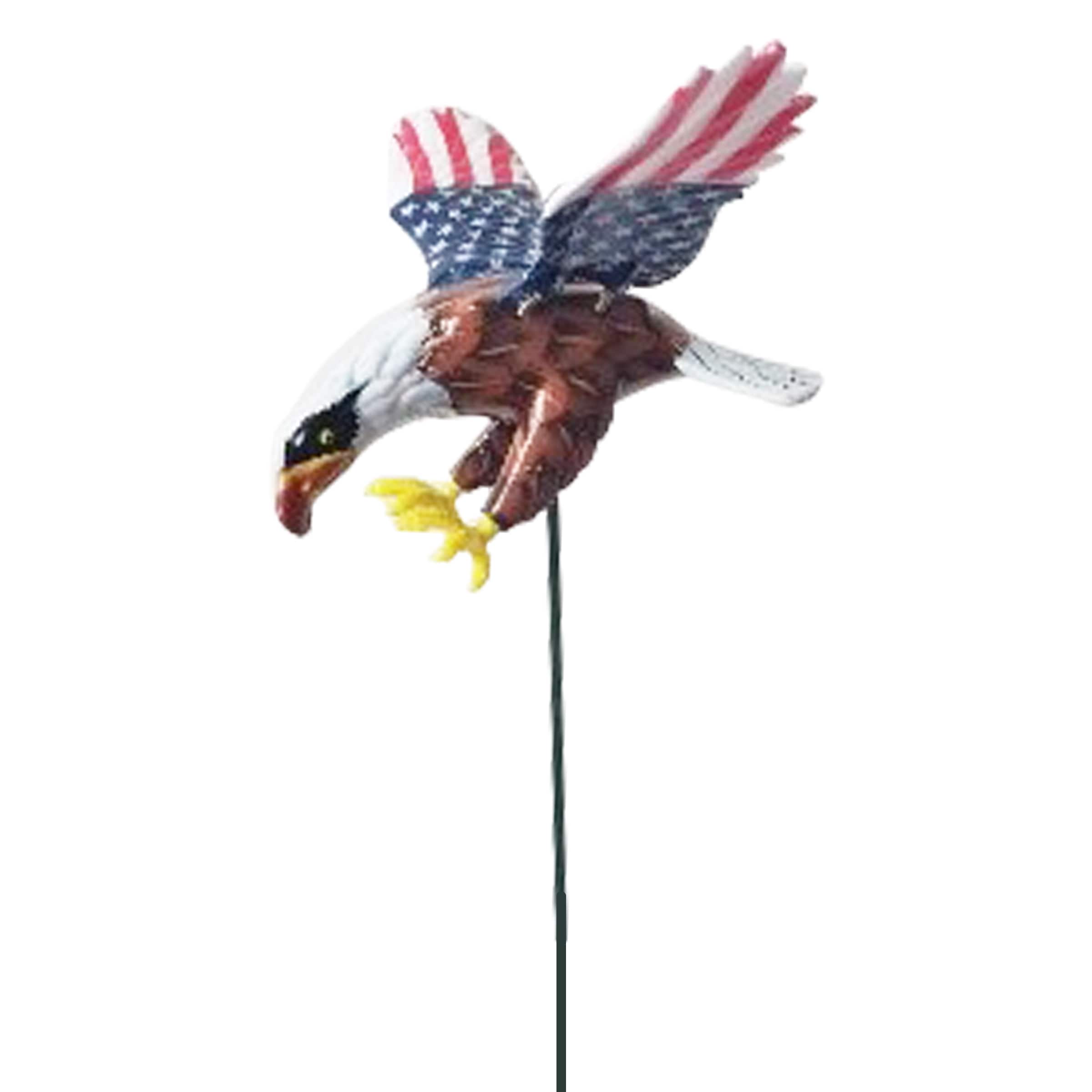 Exhart Plastic Indoor or Outdoor Free Standing Decoration Eagle 4th of July  Decor in the Fourth of July Decorations department at