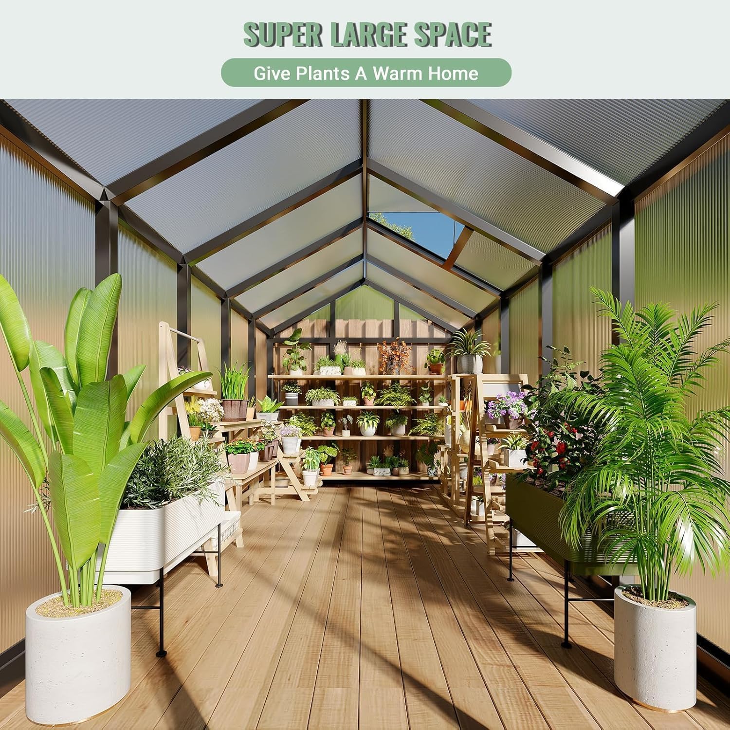 Qeetex DHZ-PHO-16HAJAT6 greenhouses - View #4