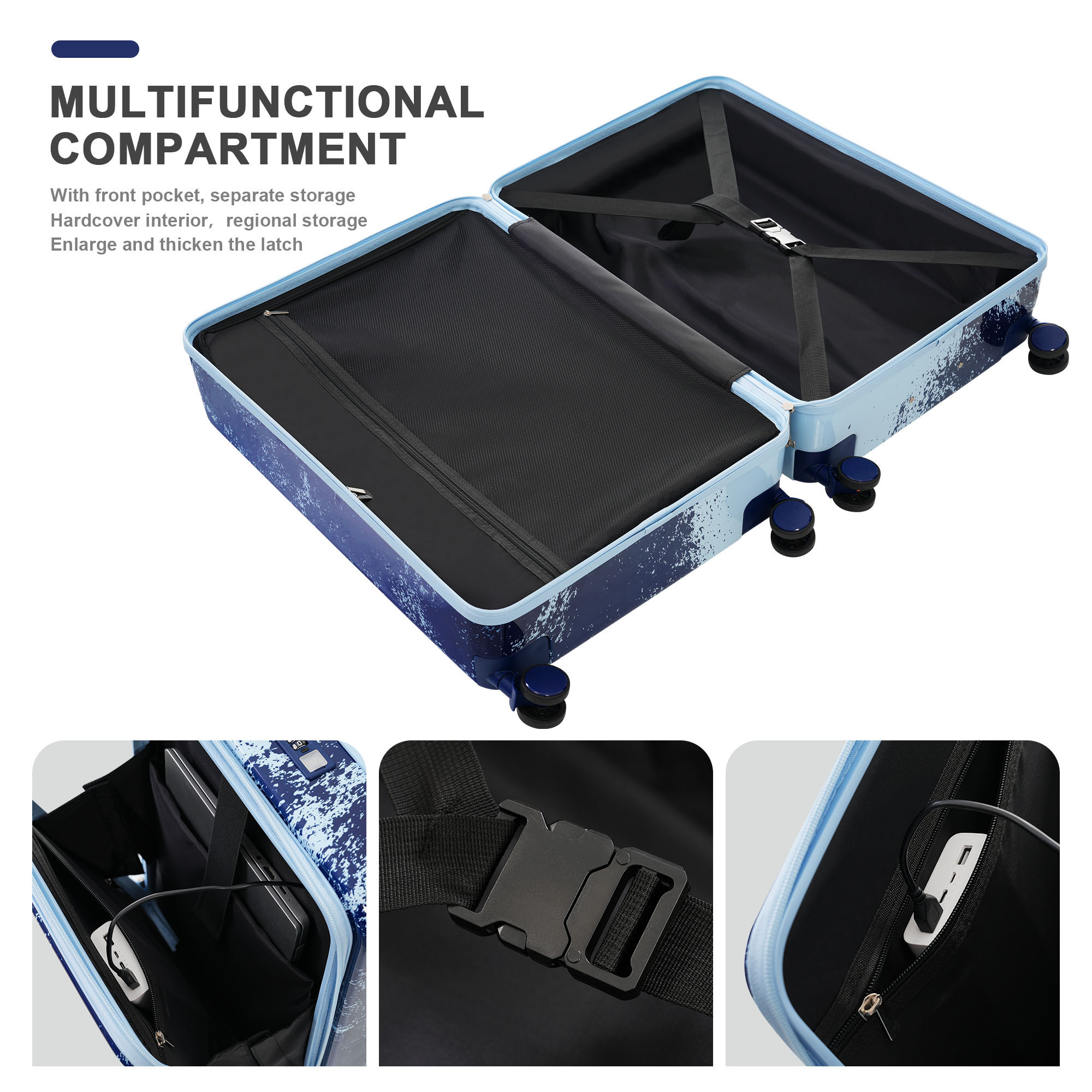 SINOFURN SYD9200004BK Luggage-And-Luggage-Sets - View #5