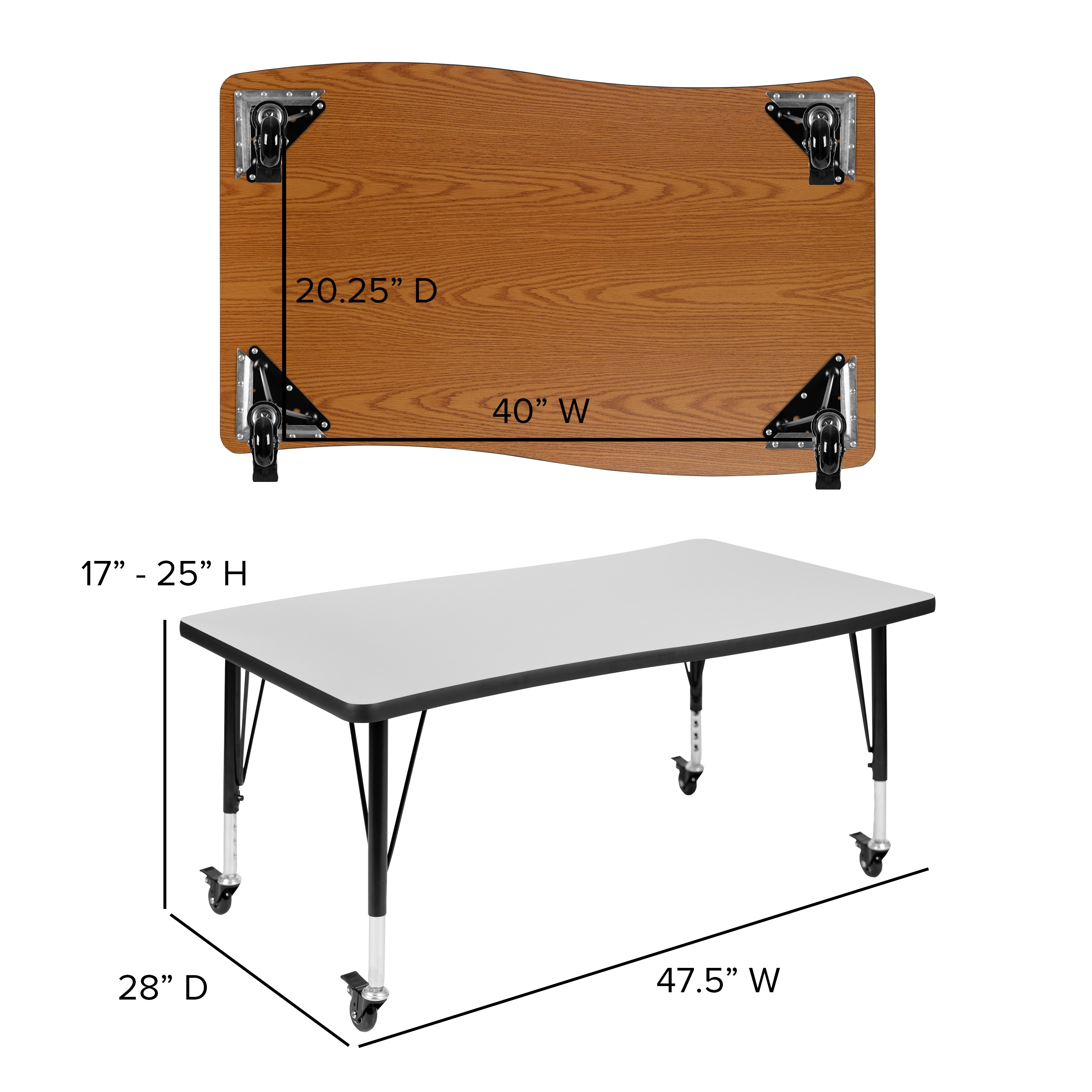 Flash Furniture 889142515272 Kids-Play-Tables - View #5