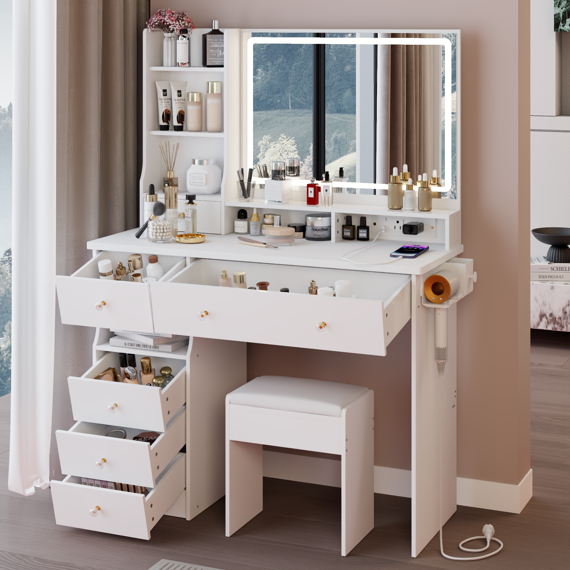 Flynama L-P230830 Bedroom-Vanities - View #2