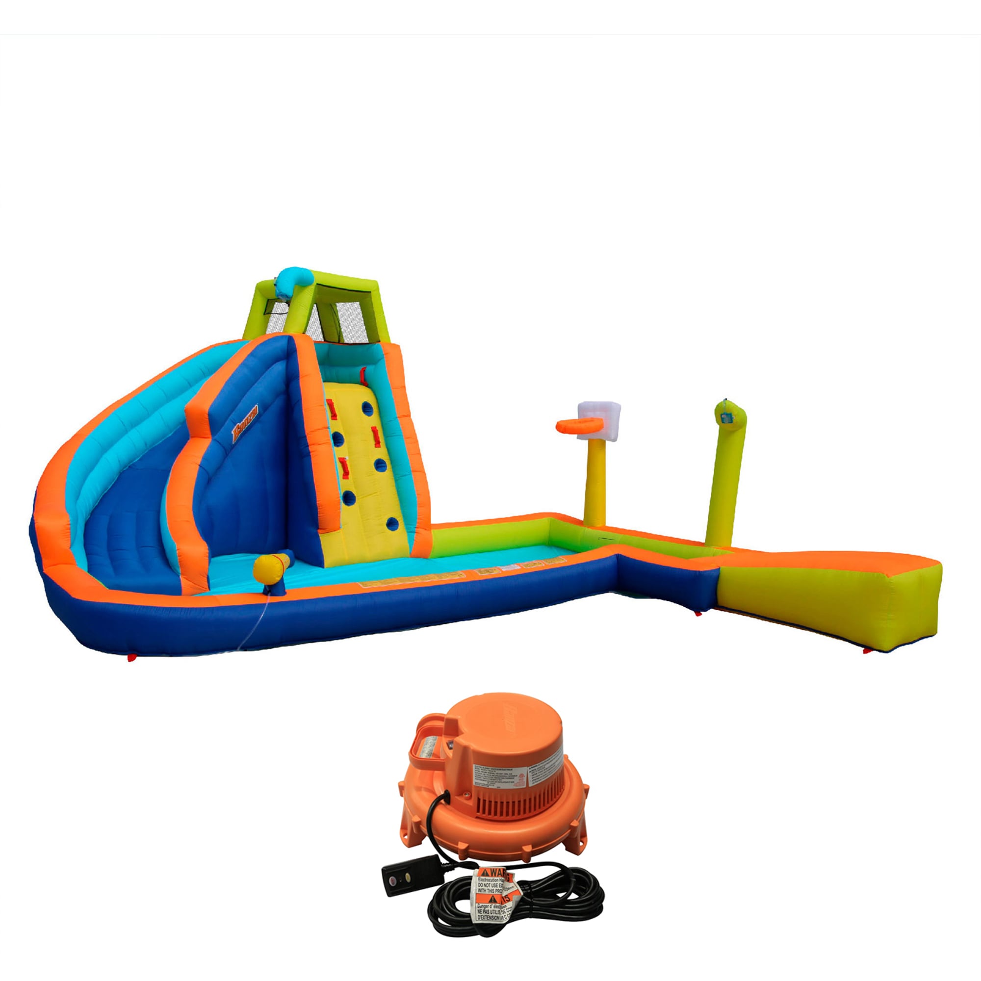 Banzai Hyper Drench 8-in-1 Giant Inflatable Water Slide