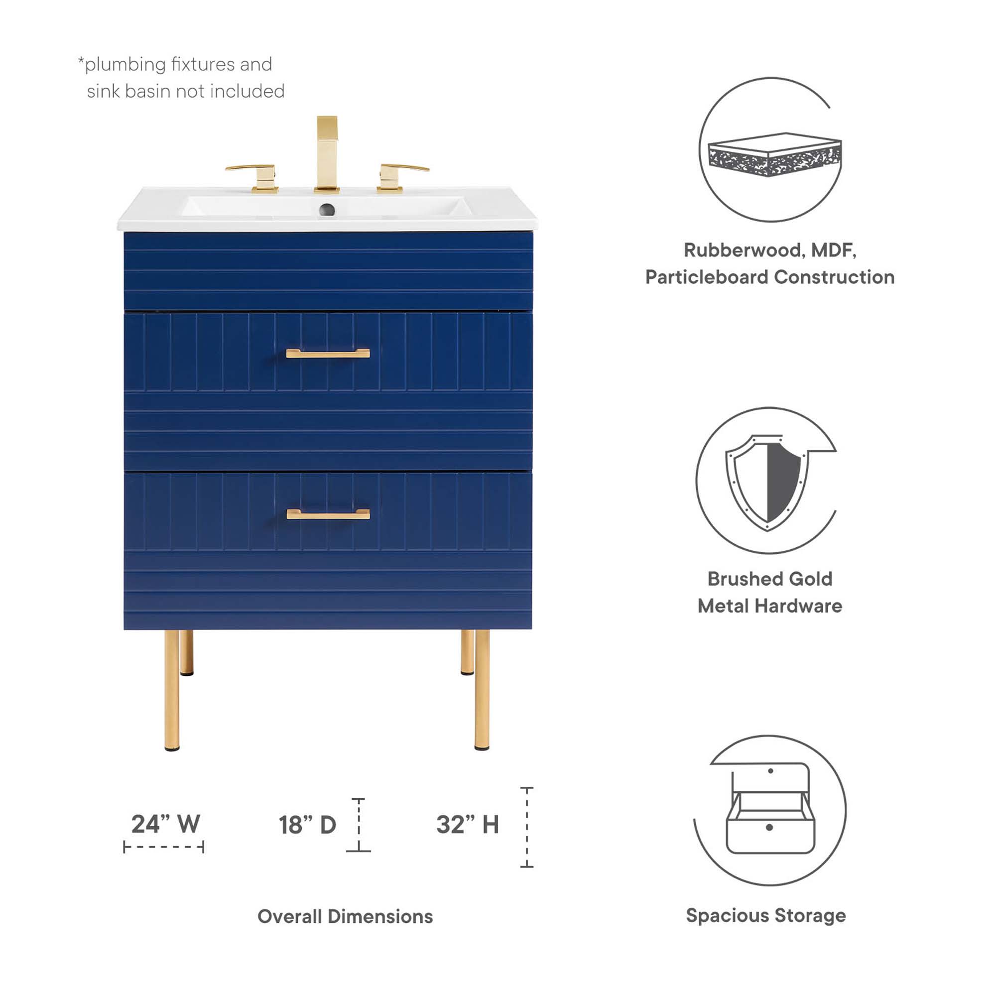 Modway EEI-5106-BLU vanities - View #2
