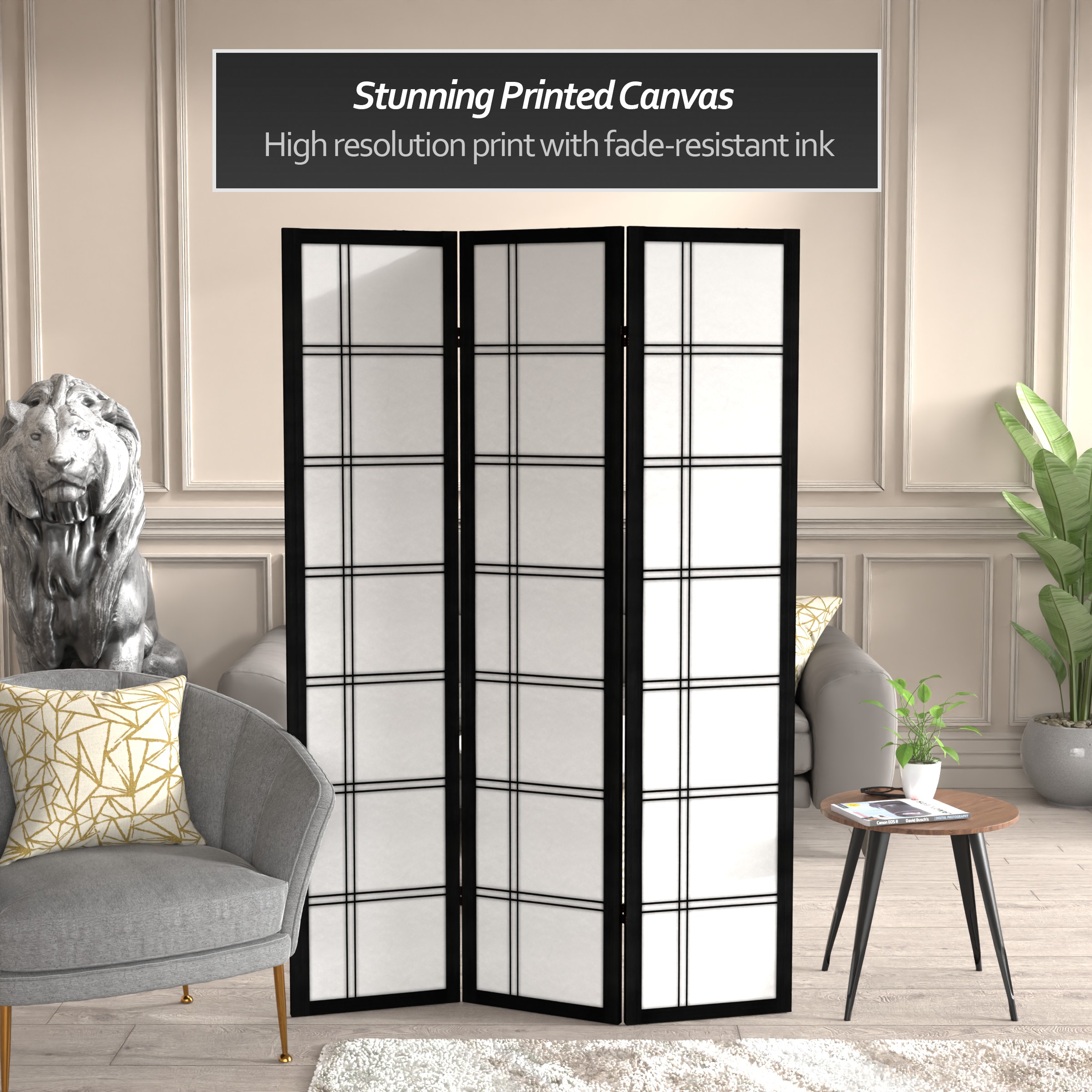 Red Lantern CAN-DC6-BLK-3P Indoor-Privacy-Screens - View #2