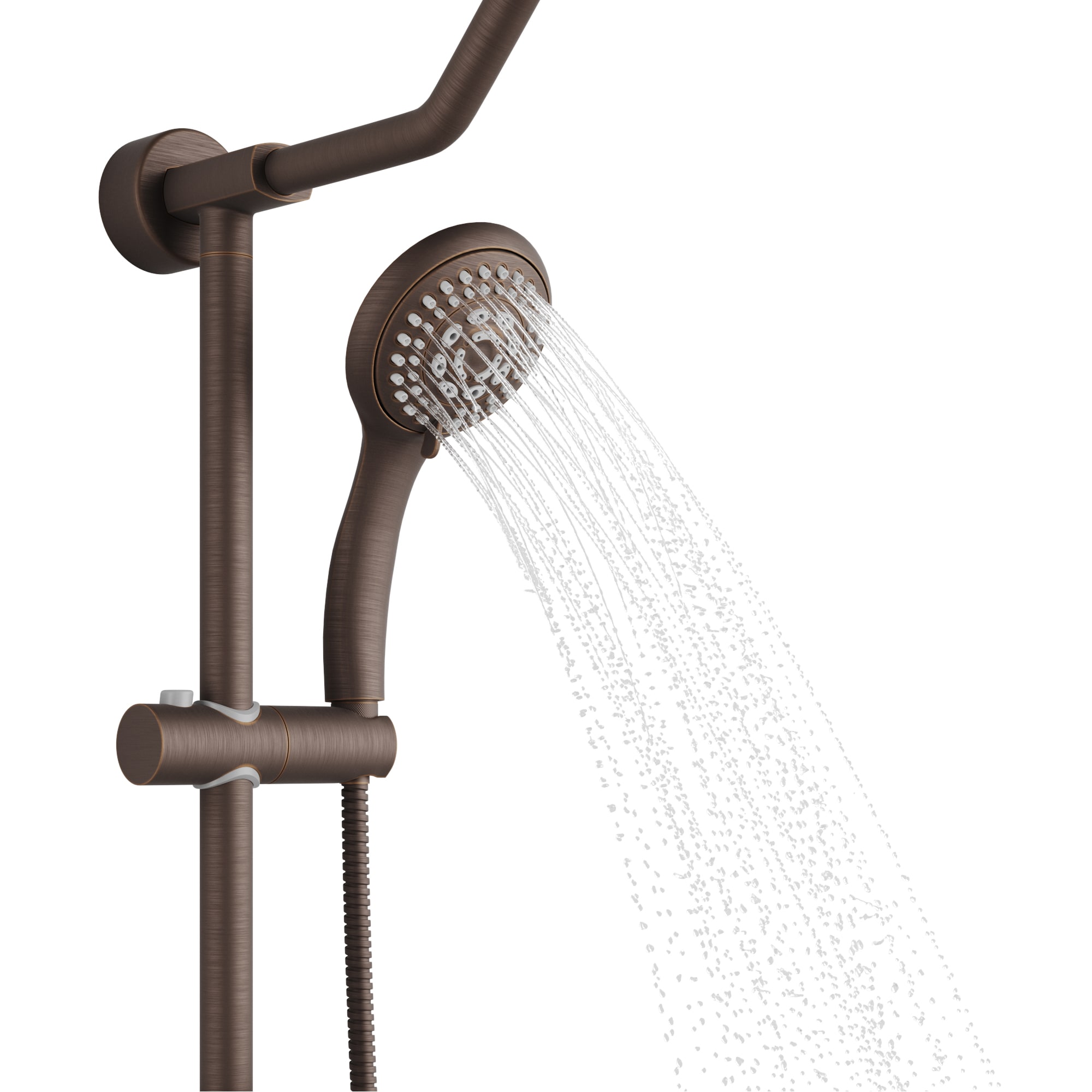 PULSE Retro line Oil Rubbed Bronze 6-Spray Rain Dual Shower Head 2.5-GPM (9.5-LPM)