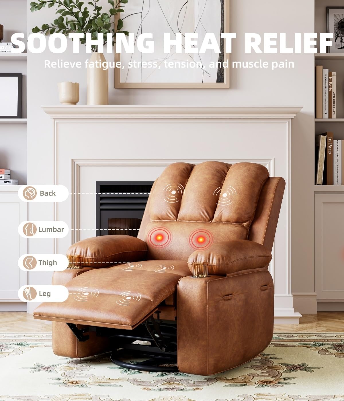 Qeetex LHF-SF-PHO-3384DVMD Sofas-Loveseats - View #4